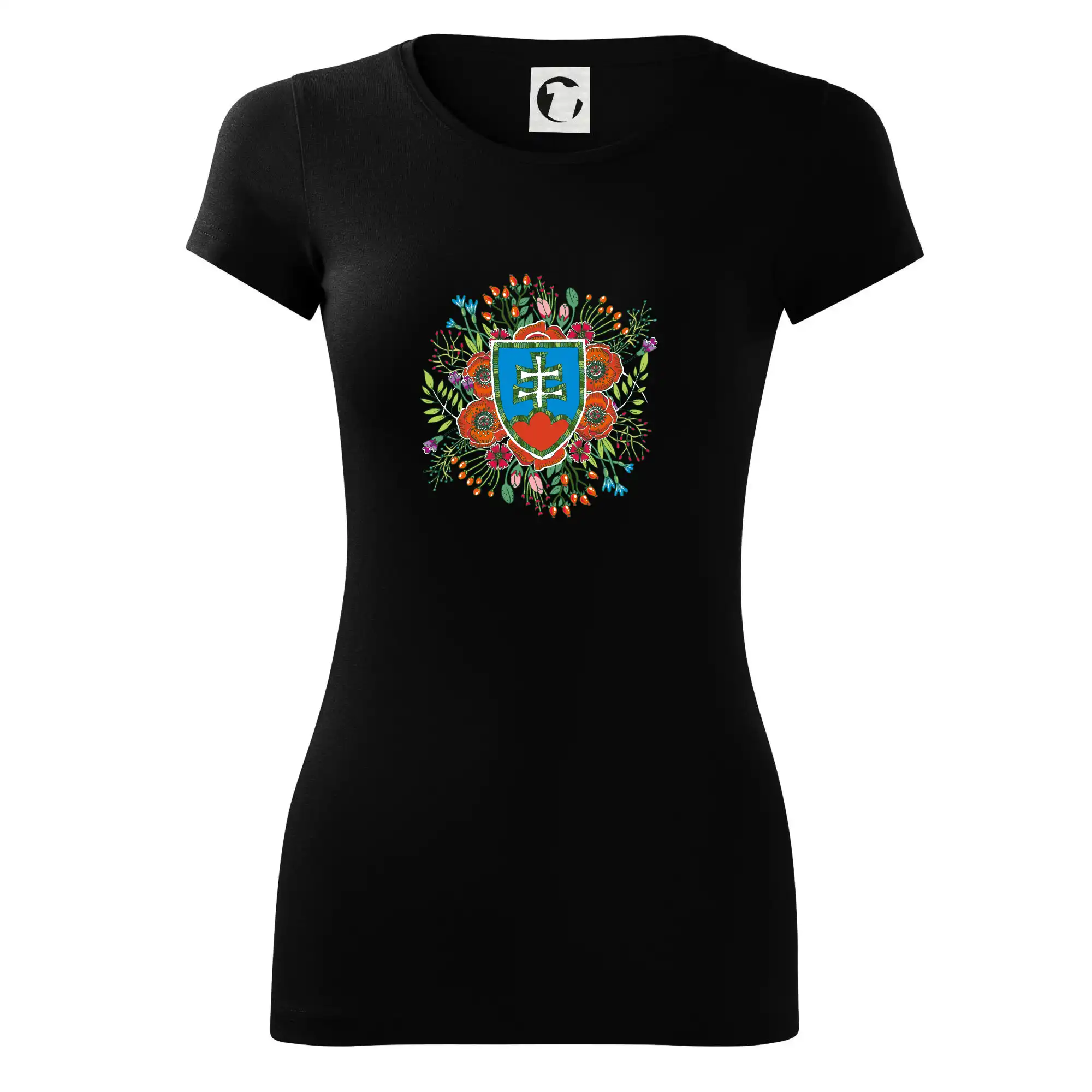 Politické tričká - Rodný môj kraj (Pecka design) - Dámske tričko Glance - Priliehavejší strih