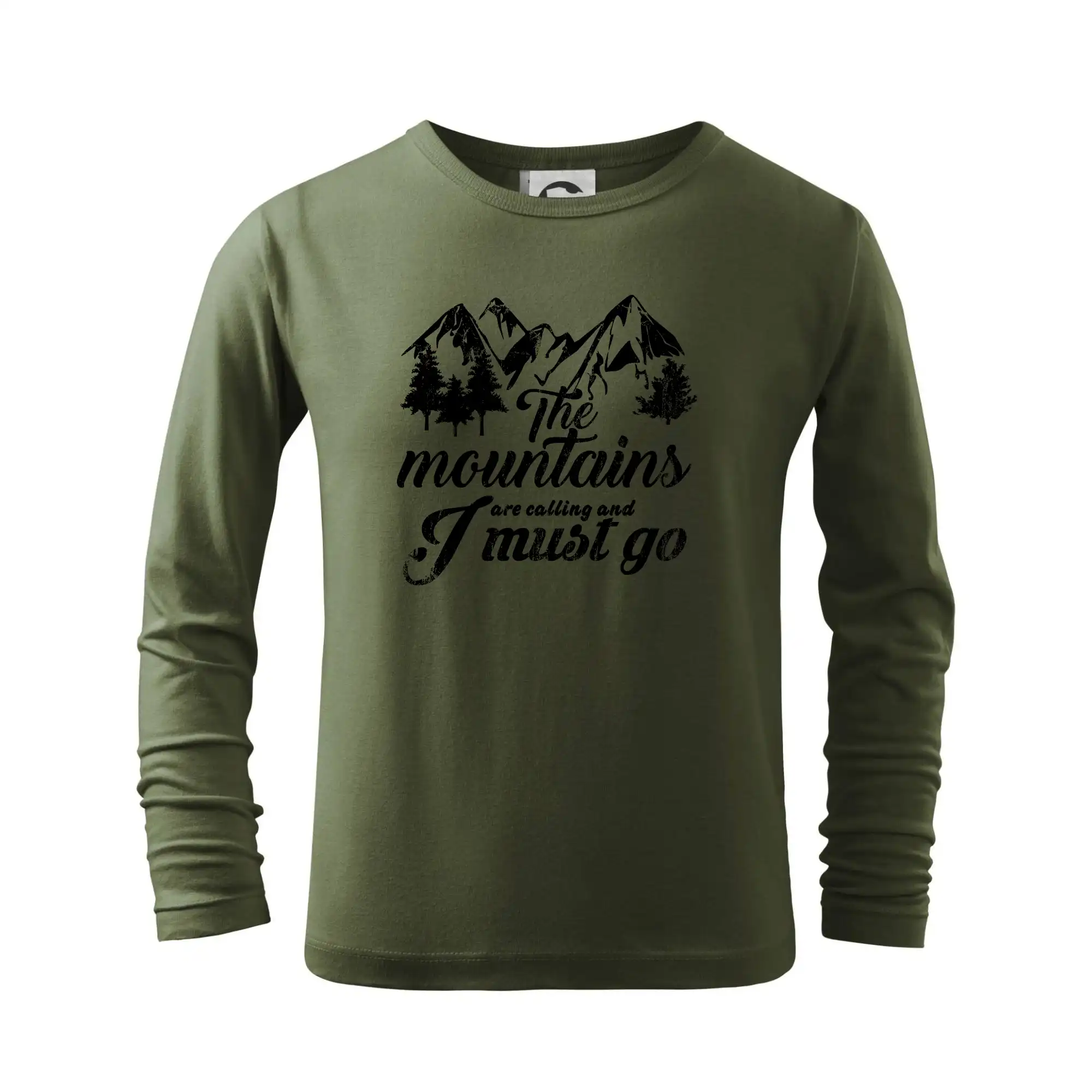 Trička pro horolezcov - The mountains are calling and i must go - Tričko detské Long Sleeve