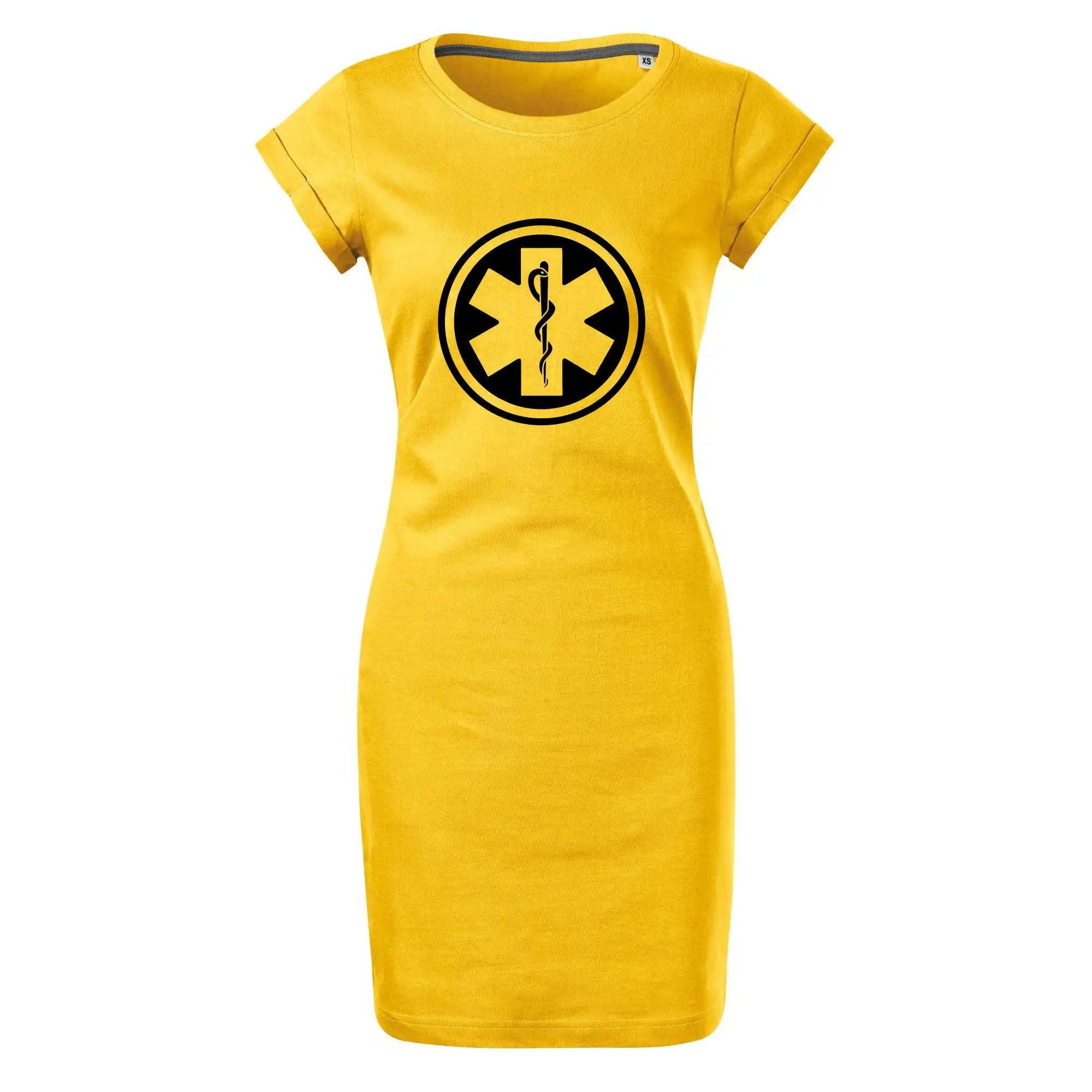 Tričká a mikiny pre záchranárov a lekárov - Kvalitné oblečenie pre zdravotníkov - Rescue logo samostatné guľaté - Tričko Šaty FREEDOM