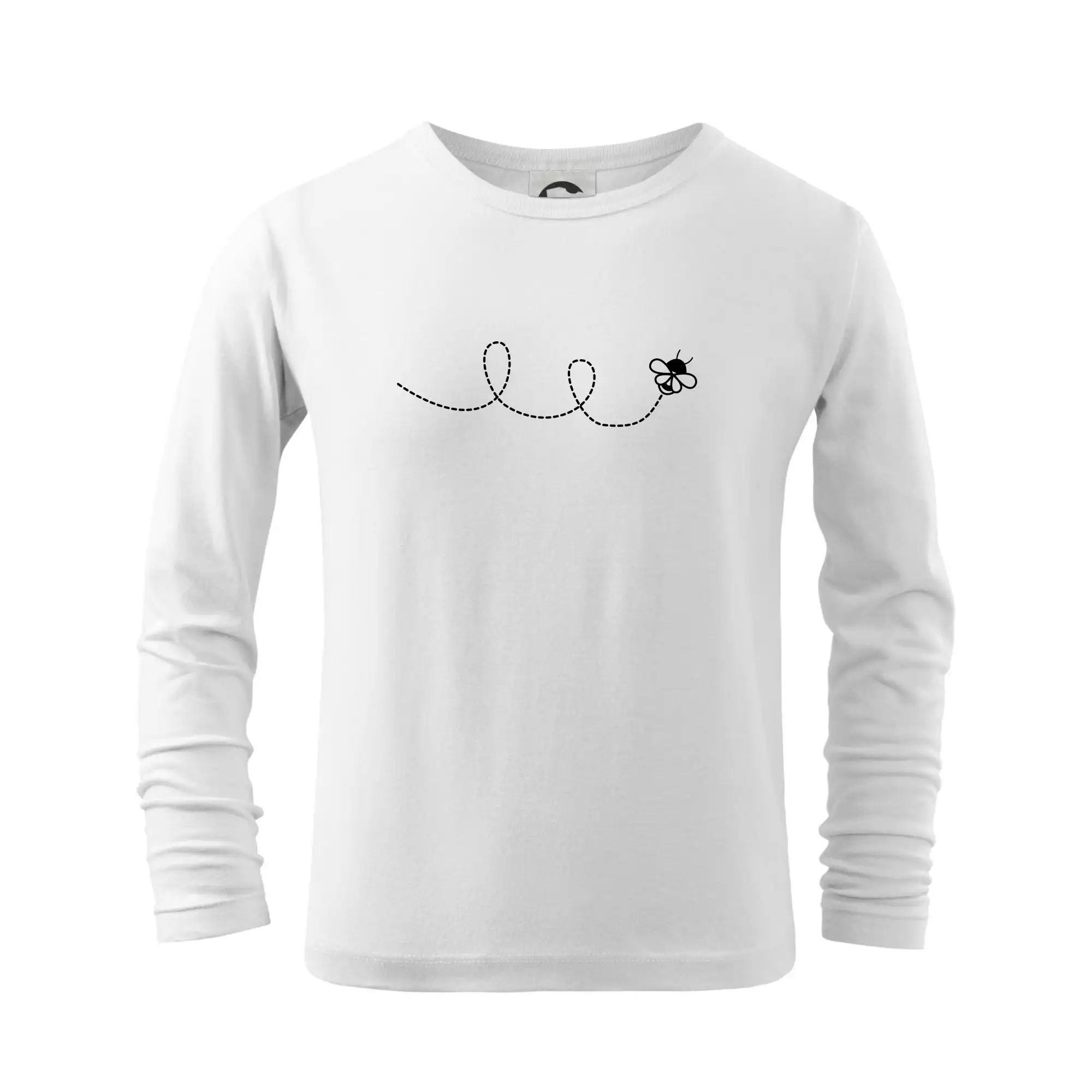 Dráha letu včely - slučka - Tričko detské Long Sleeve