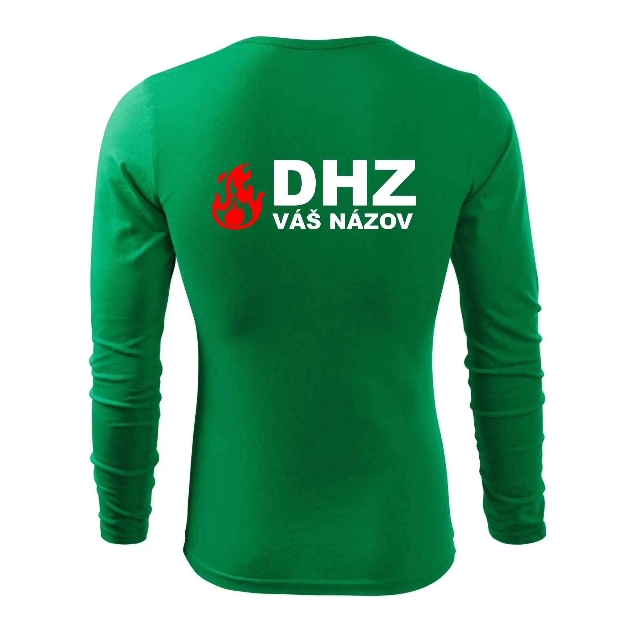 DHZ (oheň, firesport, názov sboru - vlastný nápis)