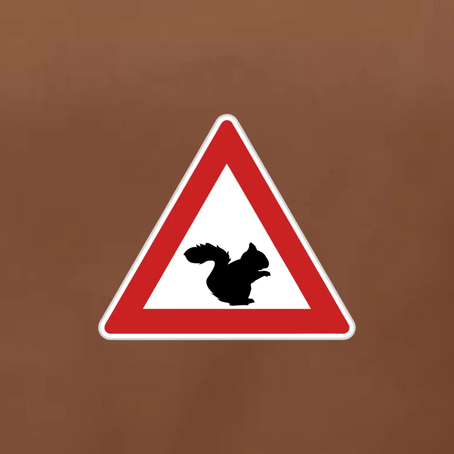 Dopravní značka - Pozor veverka