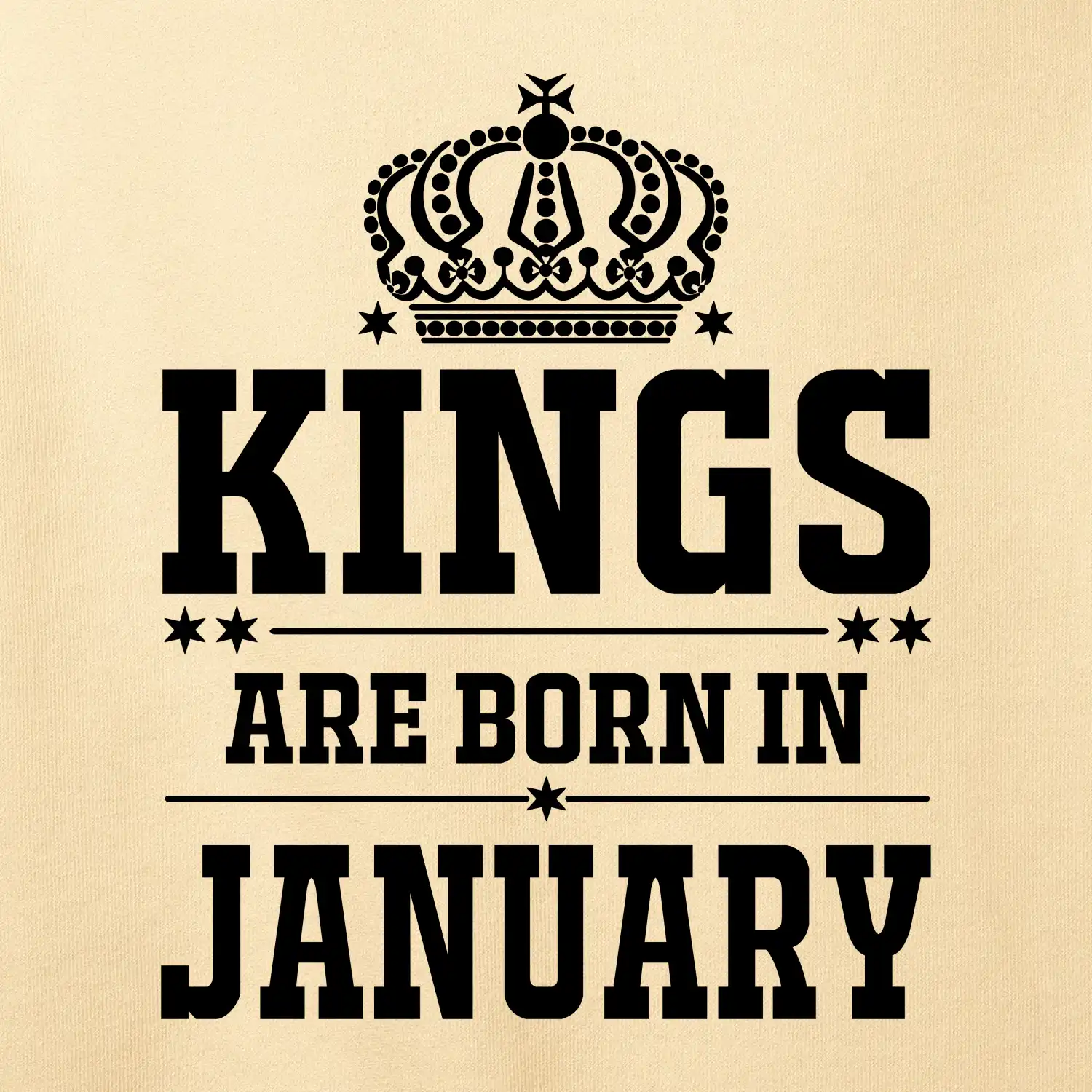 Kings are born in January