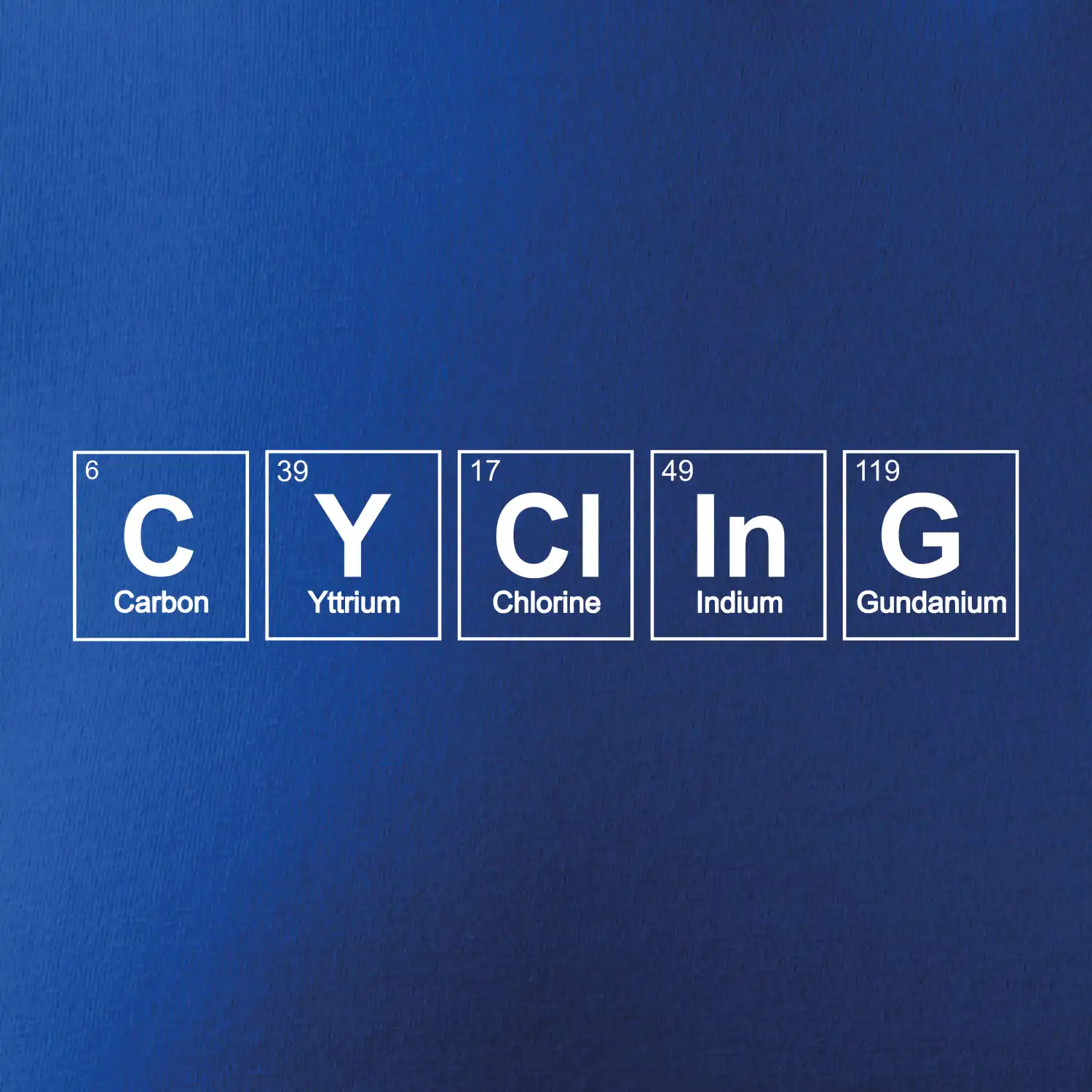 Cycling - periodická tabulka