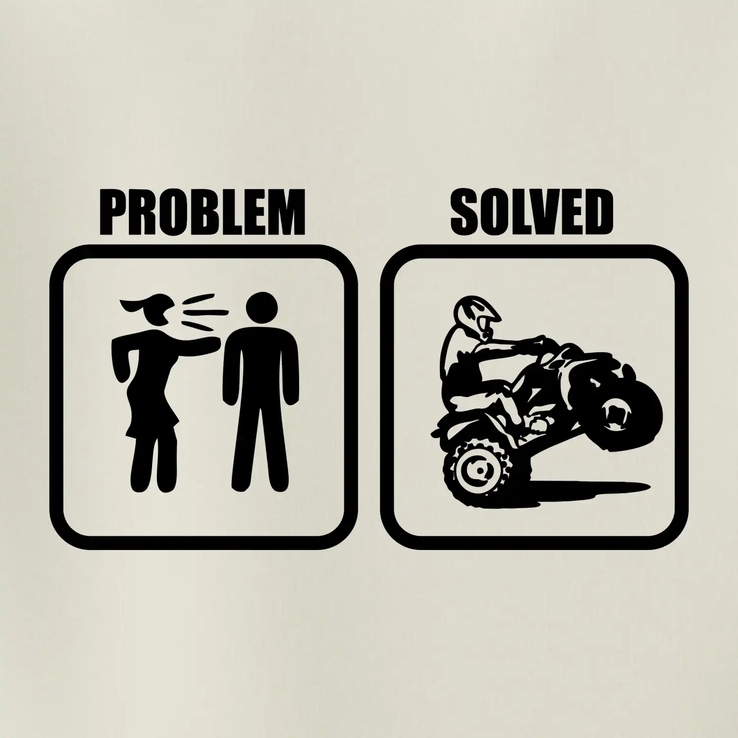 Problem quad / čtyřkolka