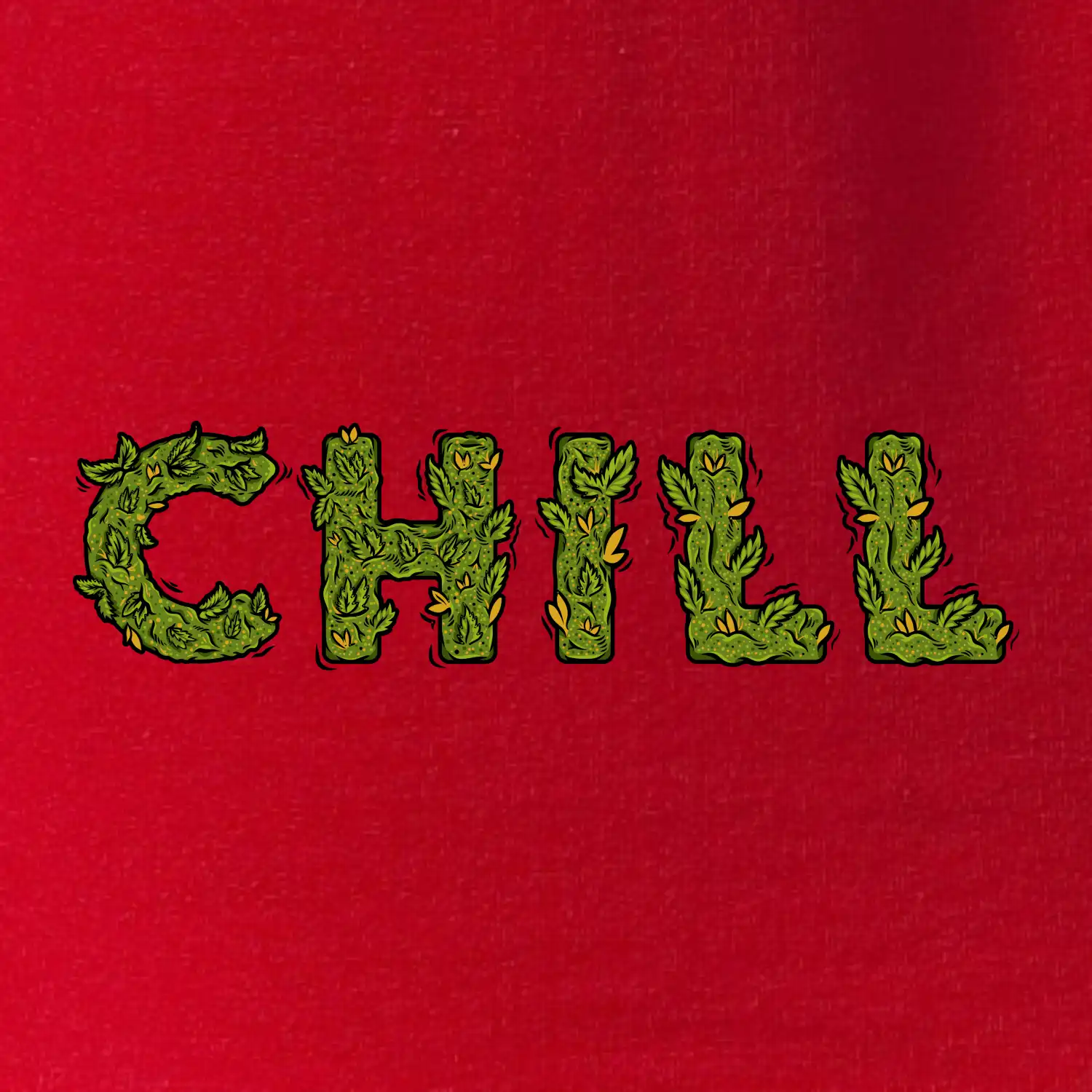 Konopí nápis chill