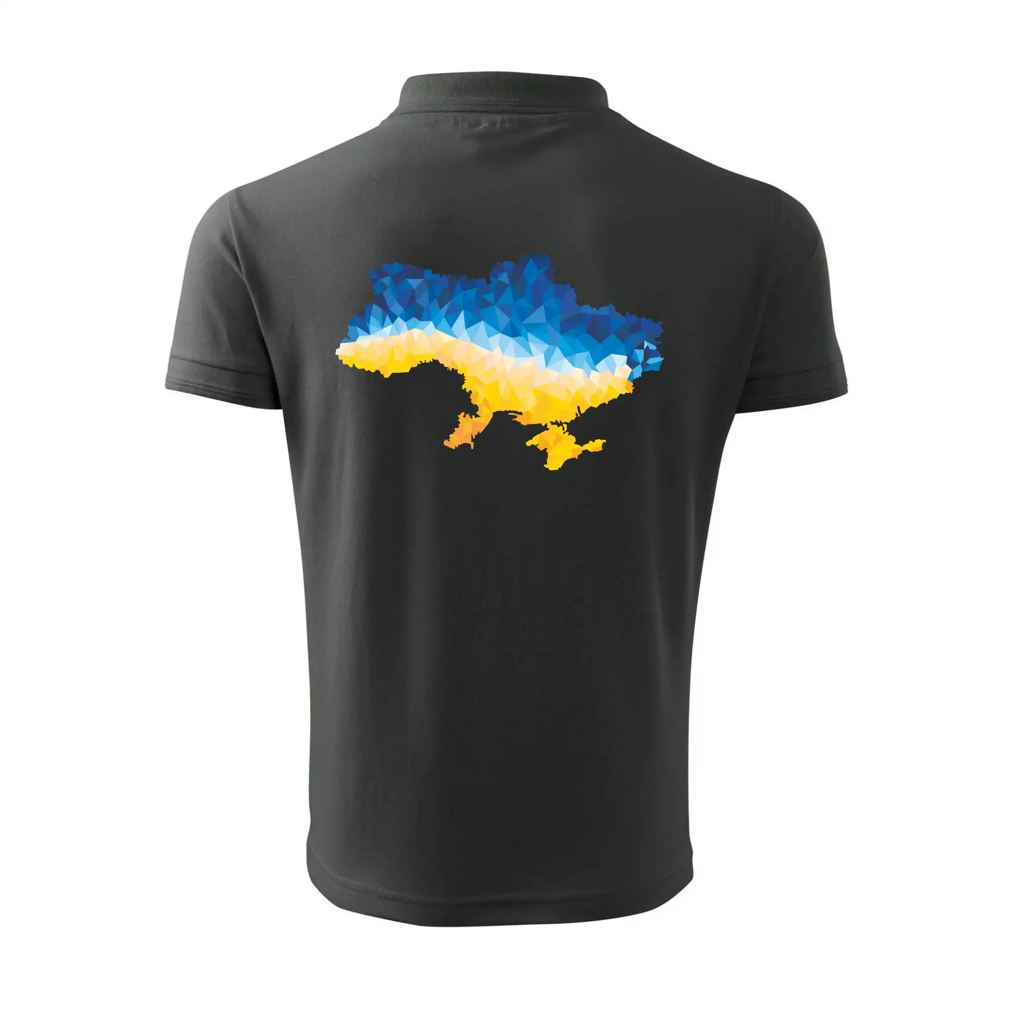 Mapa Ukrajiny polygony