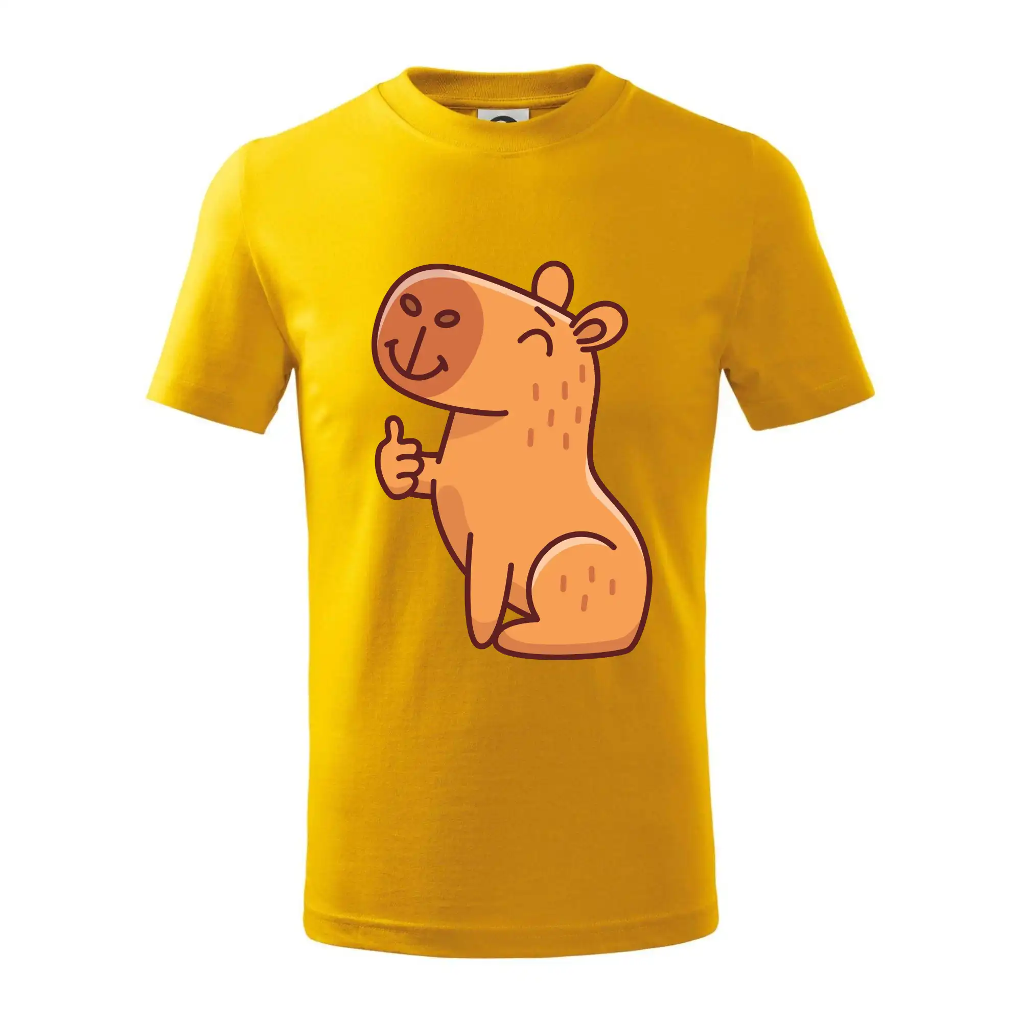 Kapybara s palcem nahoru