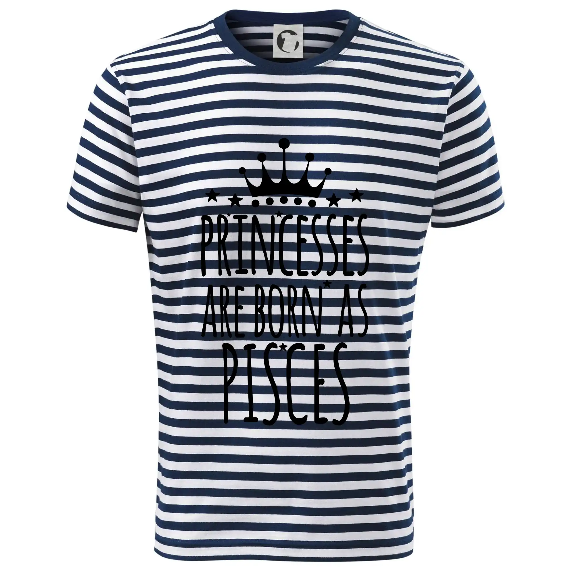 Tričká ryby - Princesses are born as Pisces - Ryby - Dětské triko na vodu