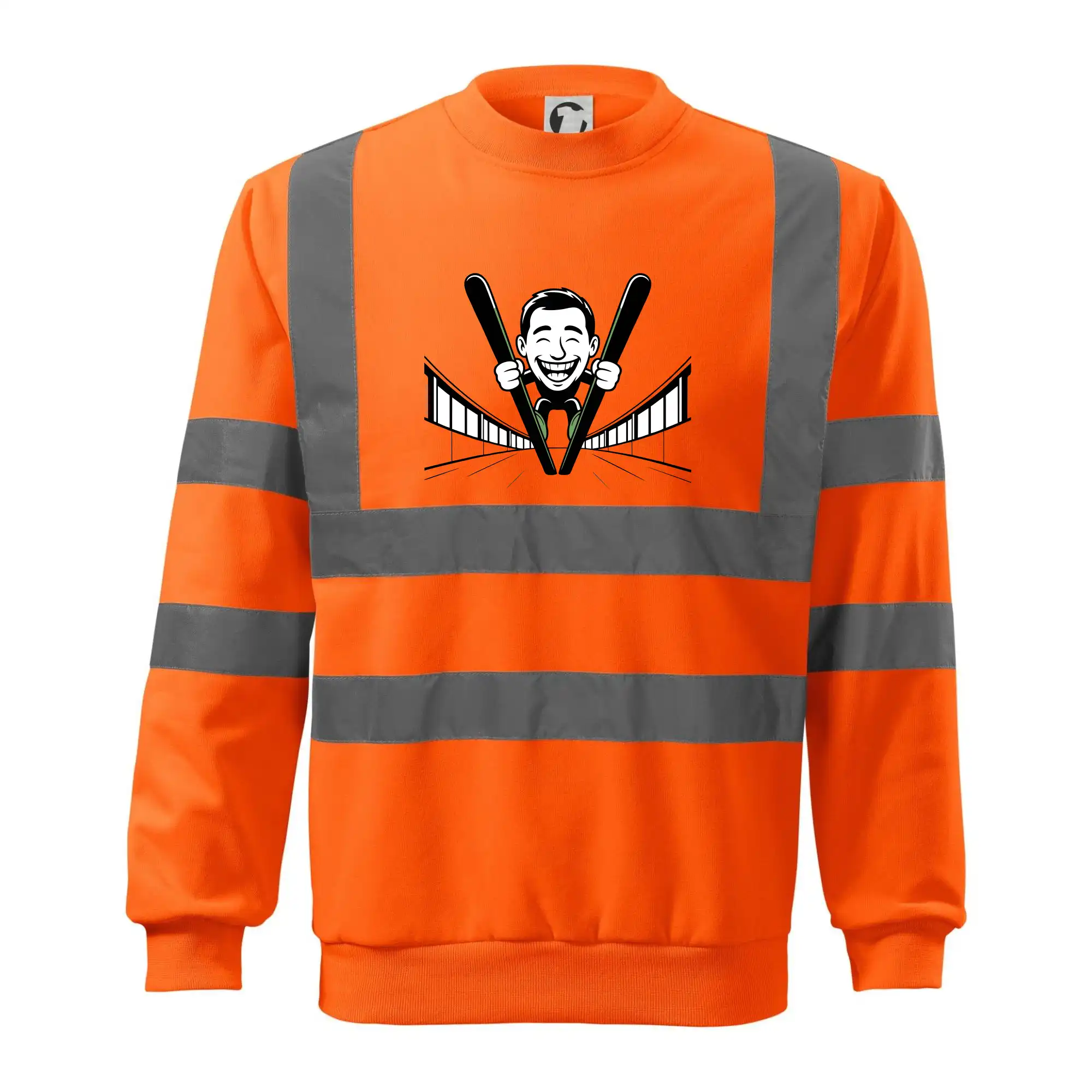 Vysmátý kreslený skokan