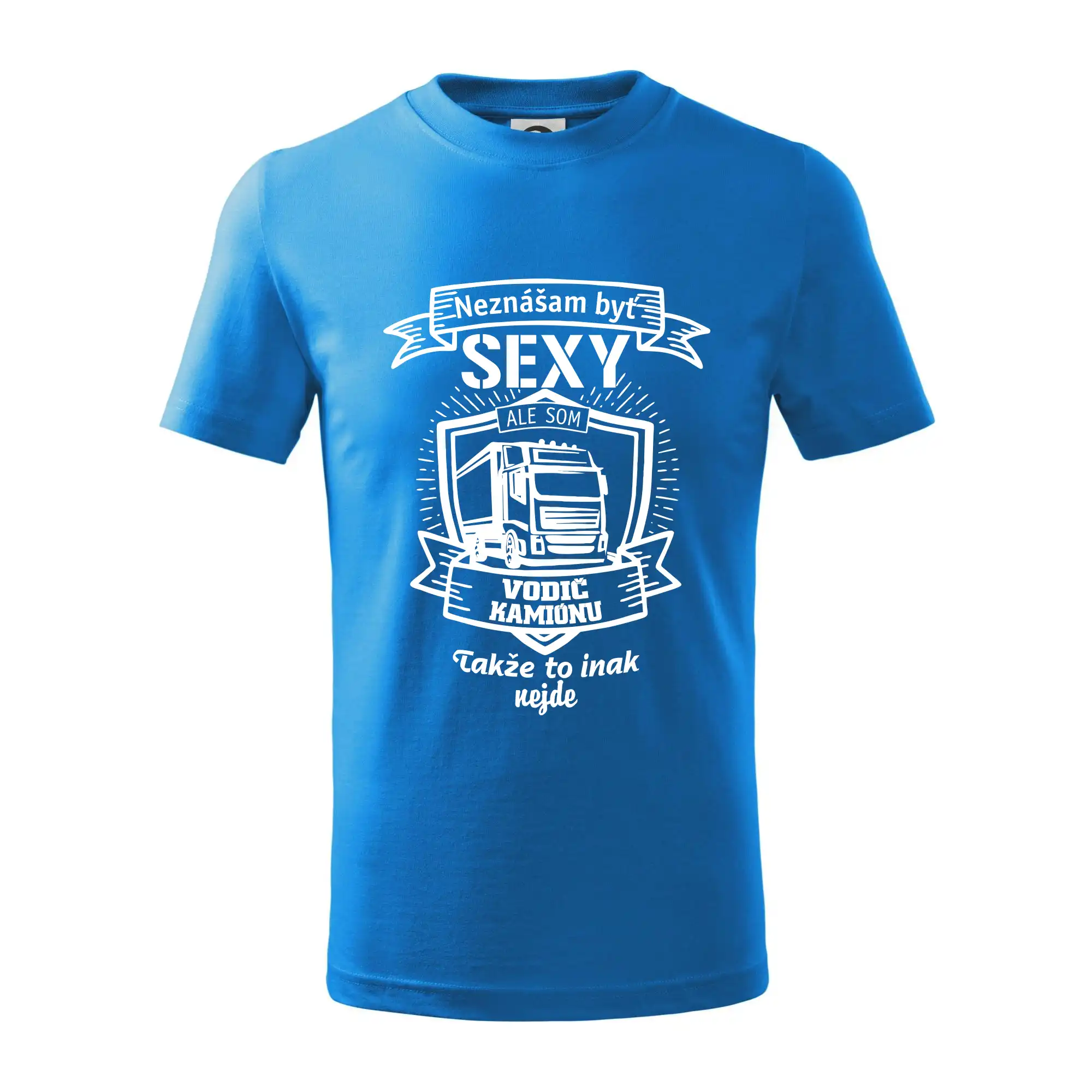 Tričká s kamionmi a nákladiakmi - Neznášam byť sexy - Vodič Kamiónu ERB - Tričko detské bavlnené