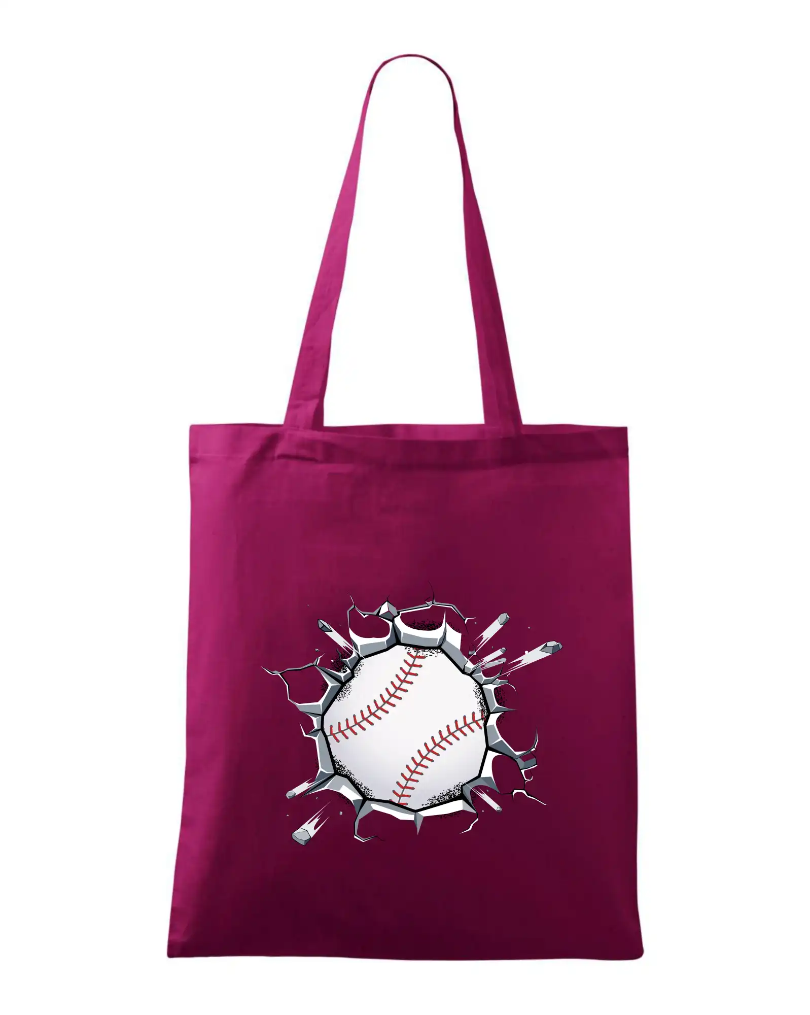 Tričká baseball - Baseball lopta v triku - Taška bavlnená