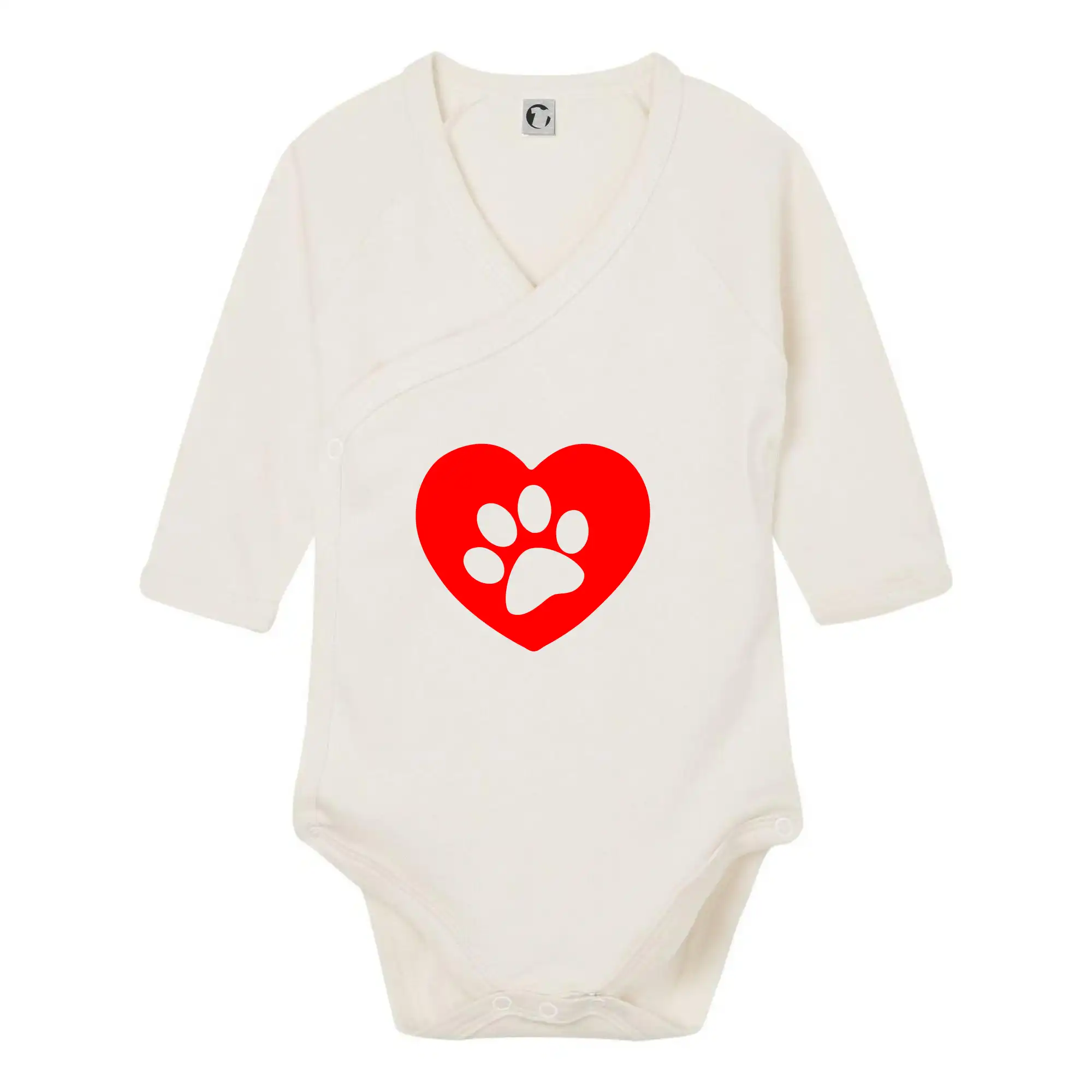 Ostatné psie plemená - Labka v srdci - Body zavinovacie s dlhým rukávom