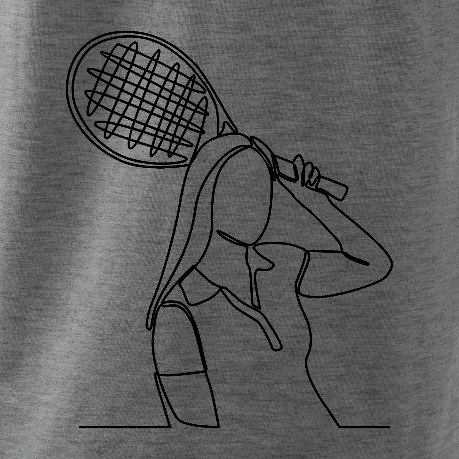 Tenistka  jednim tahem