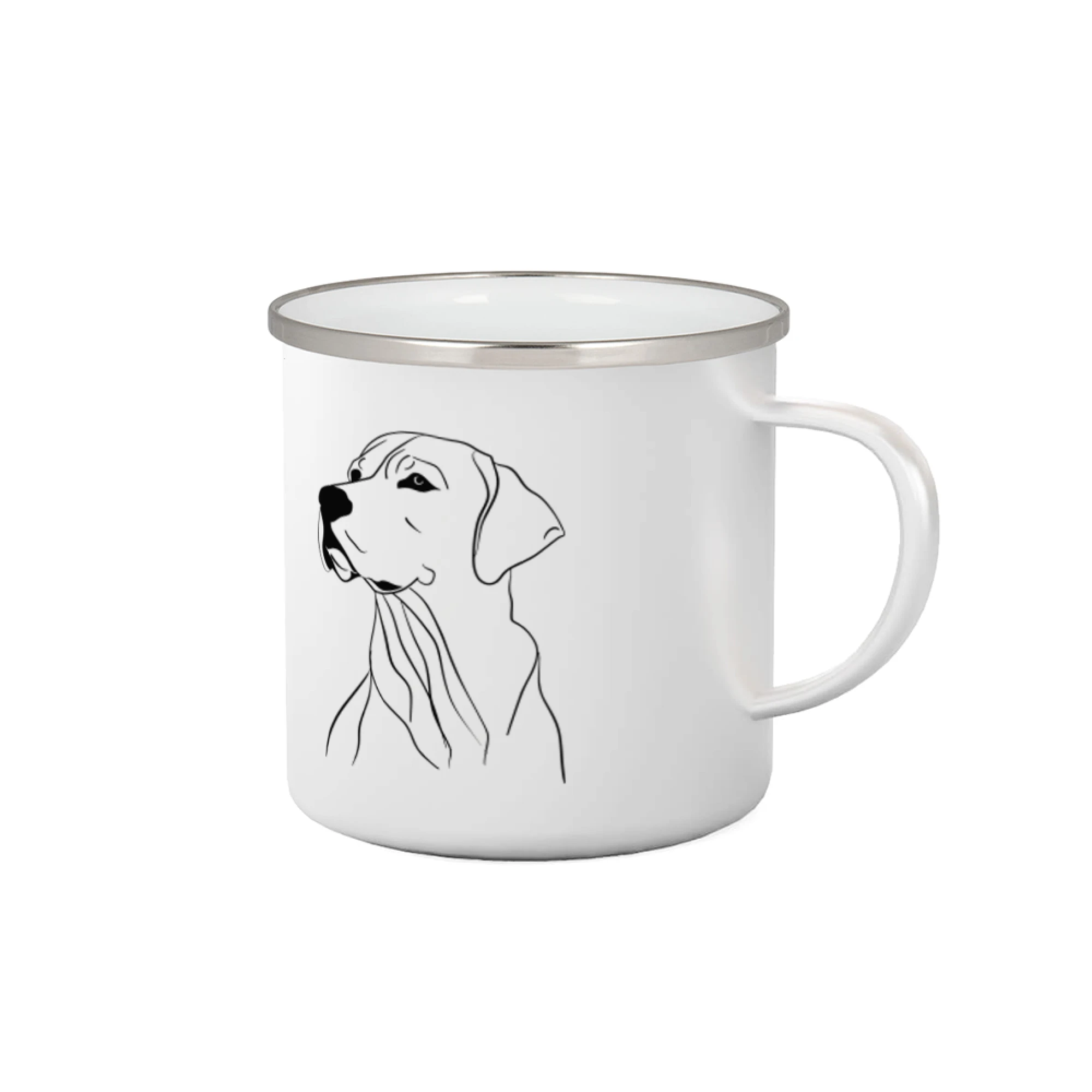 Labrador - Labrador čierna kresba - Plecháčik