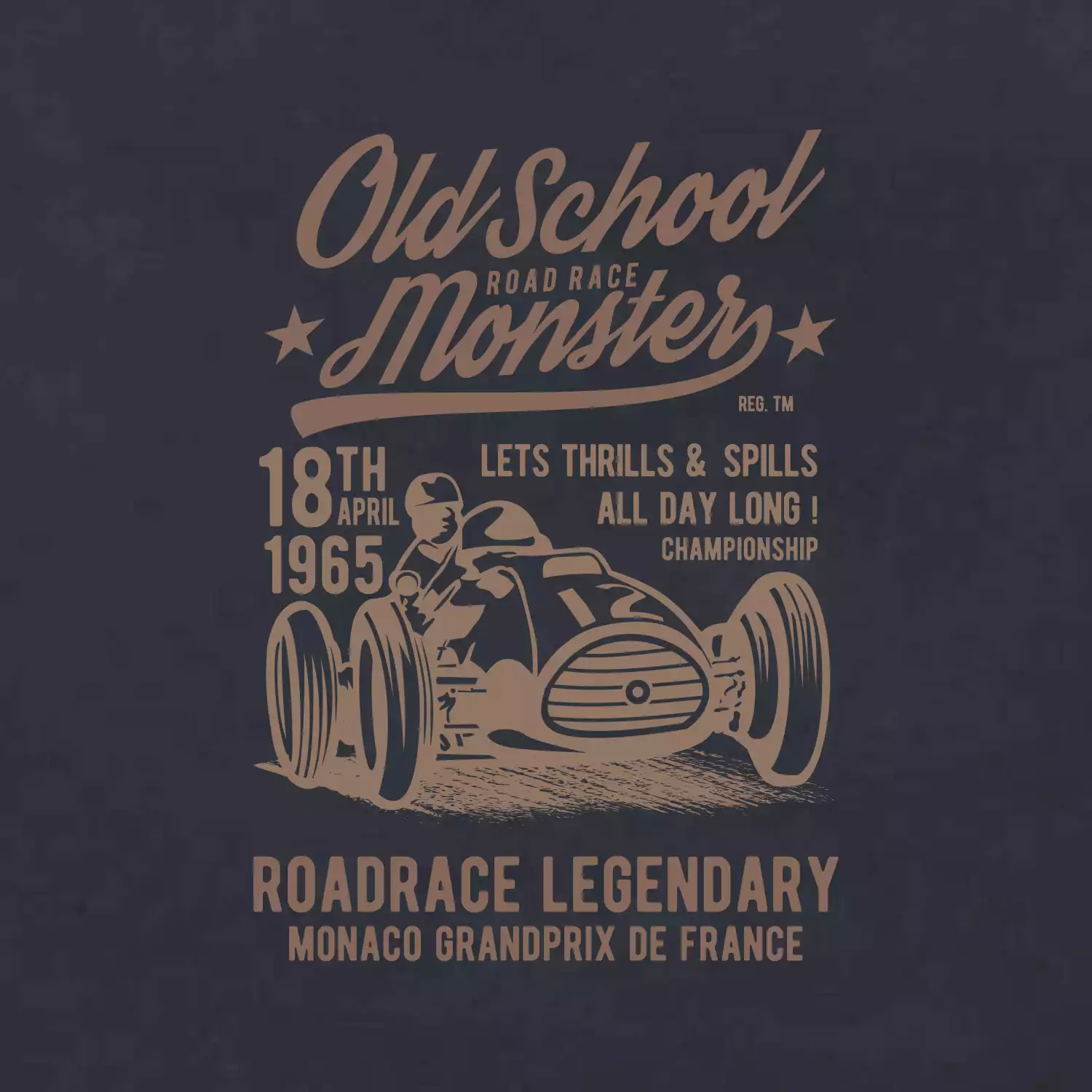 Old School Road Race Monster