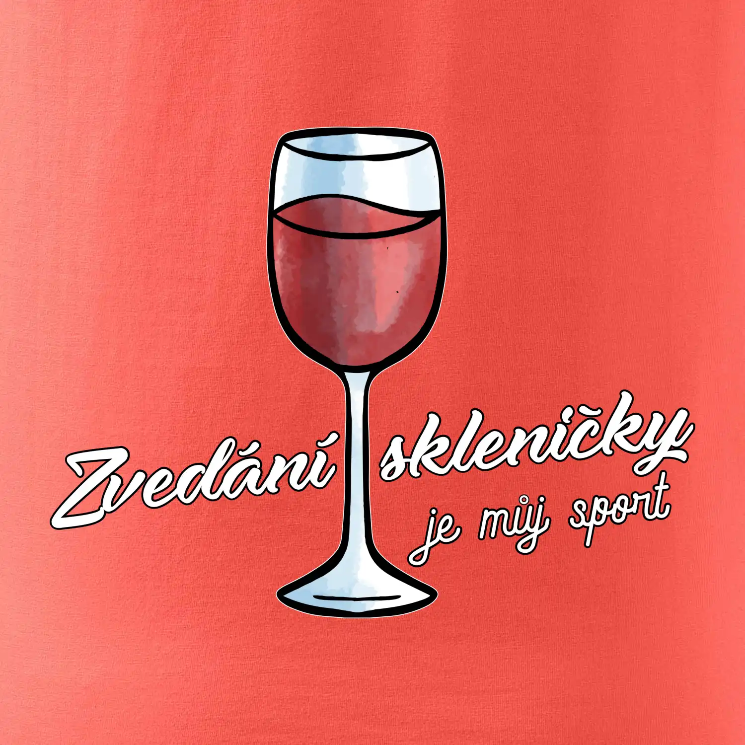 Zvedání skleničky je můj sport