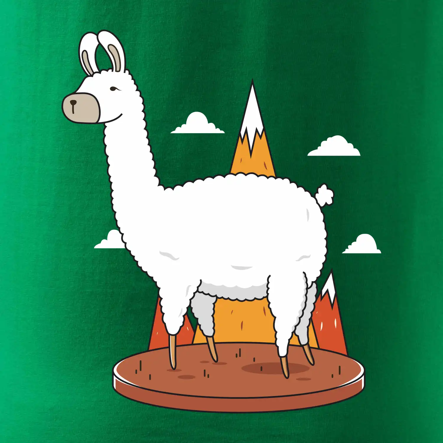 Alpaka kreslená