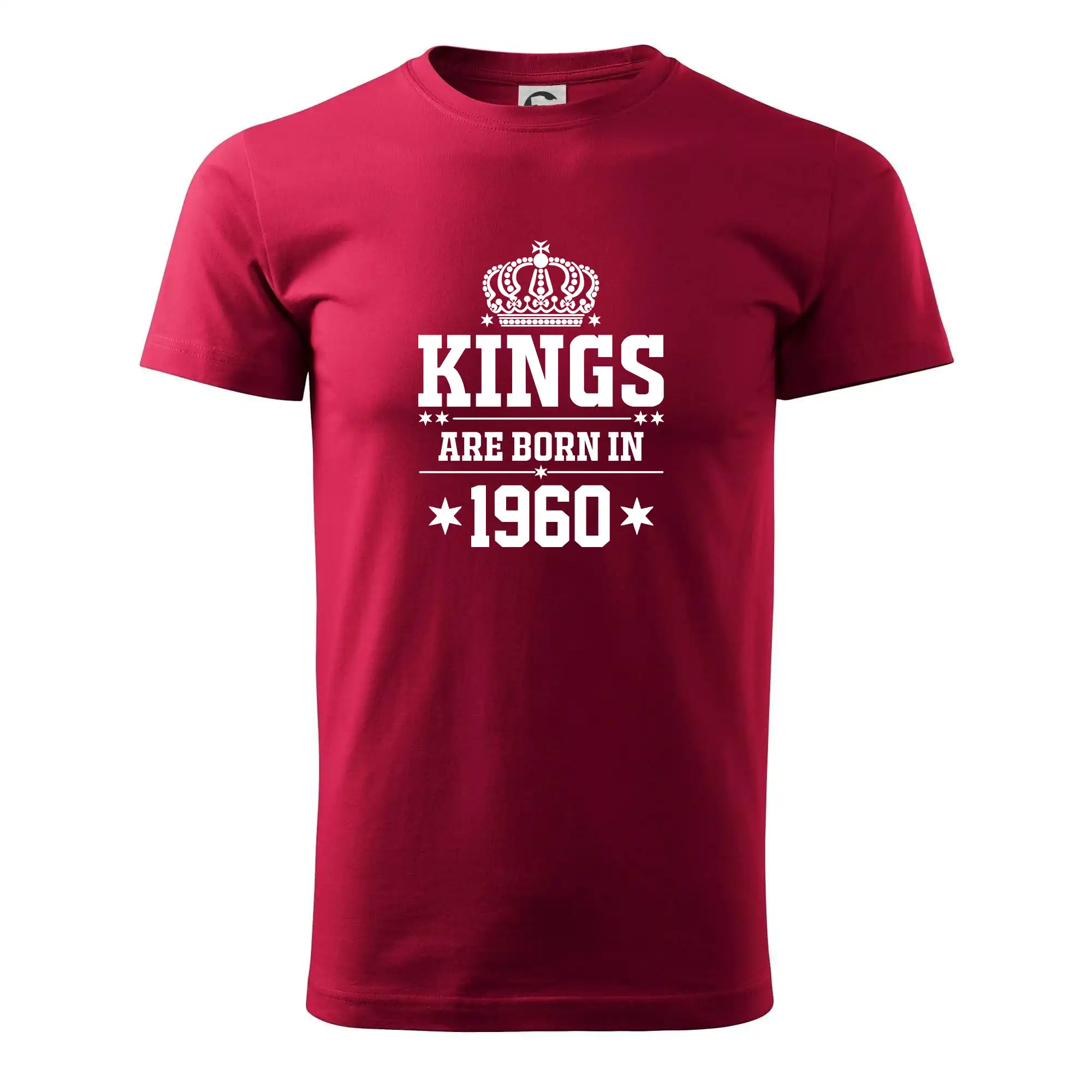 Trička s ročníkom 1960 - Kings are born in 1960 - Klasické pánske tričko vyššej gramáže