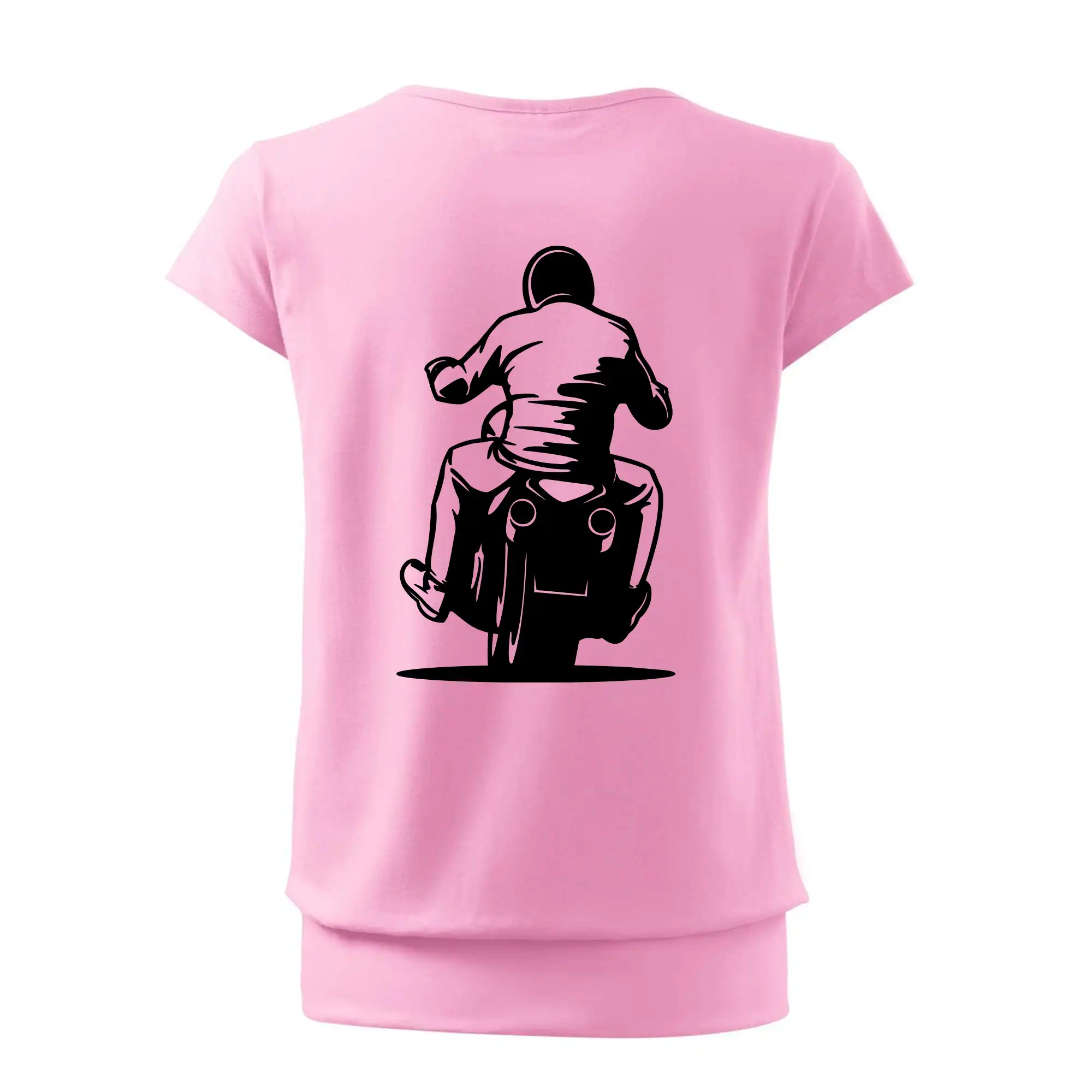 Motorkář na zádech - chopper