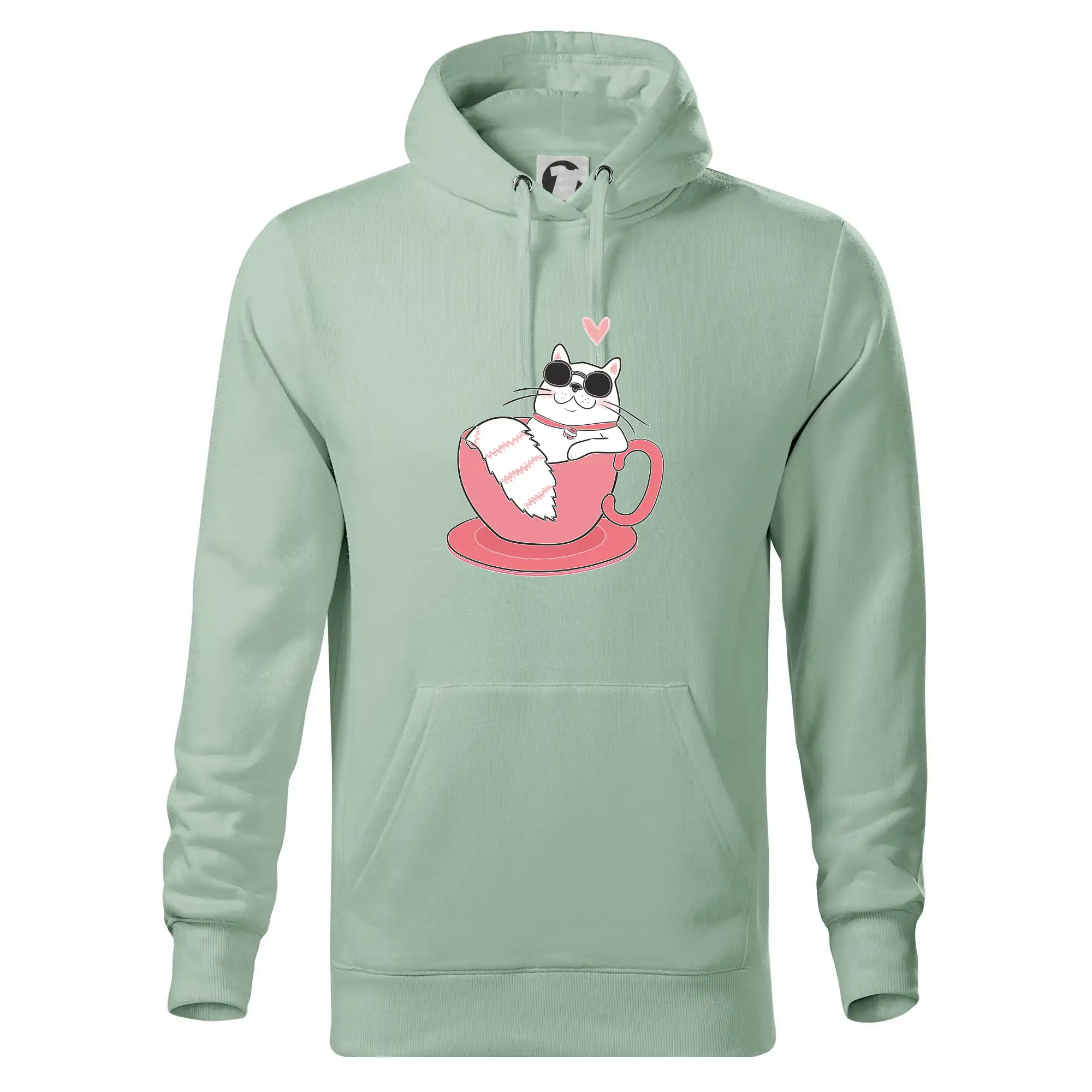 Hustá kočka v hrníčku