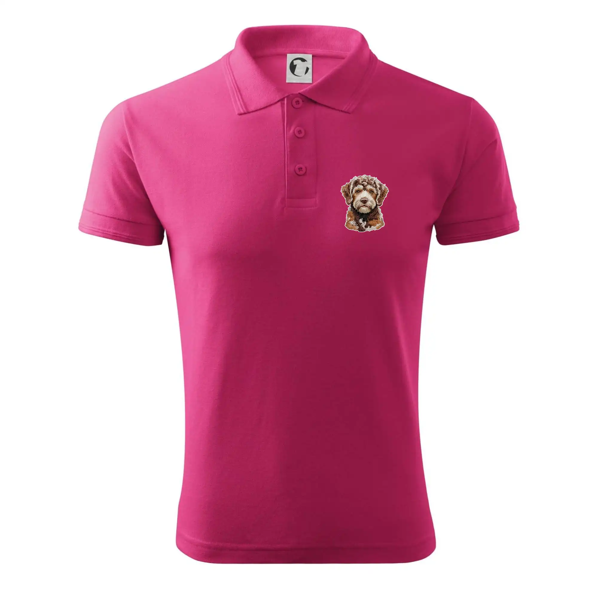 Lagotto romagnolo ležicí vyšívaný na prsu