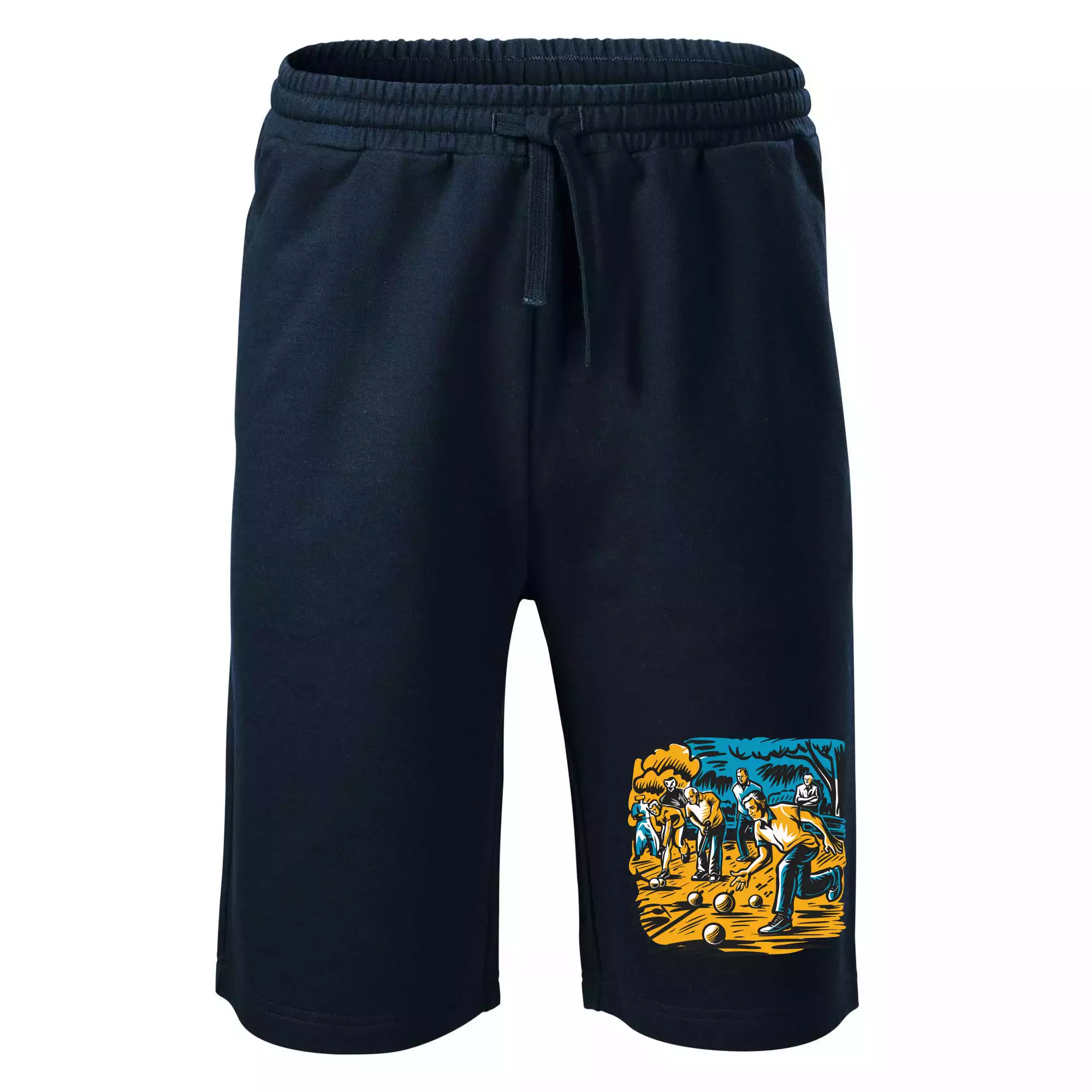 Petanque hra - modro oranžová