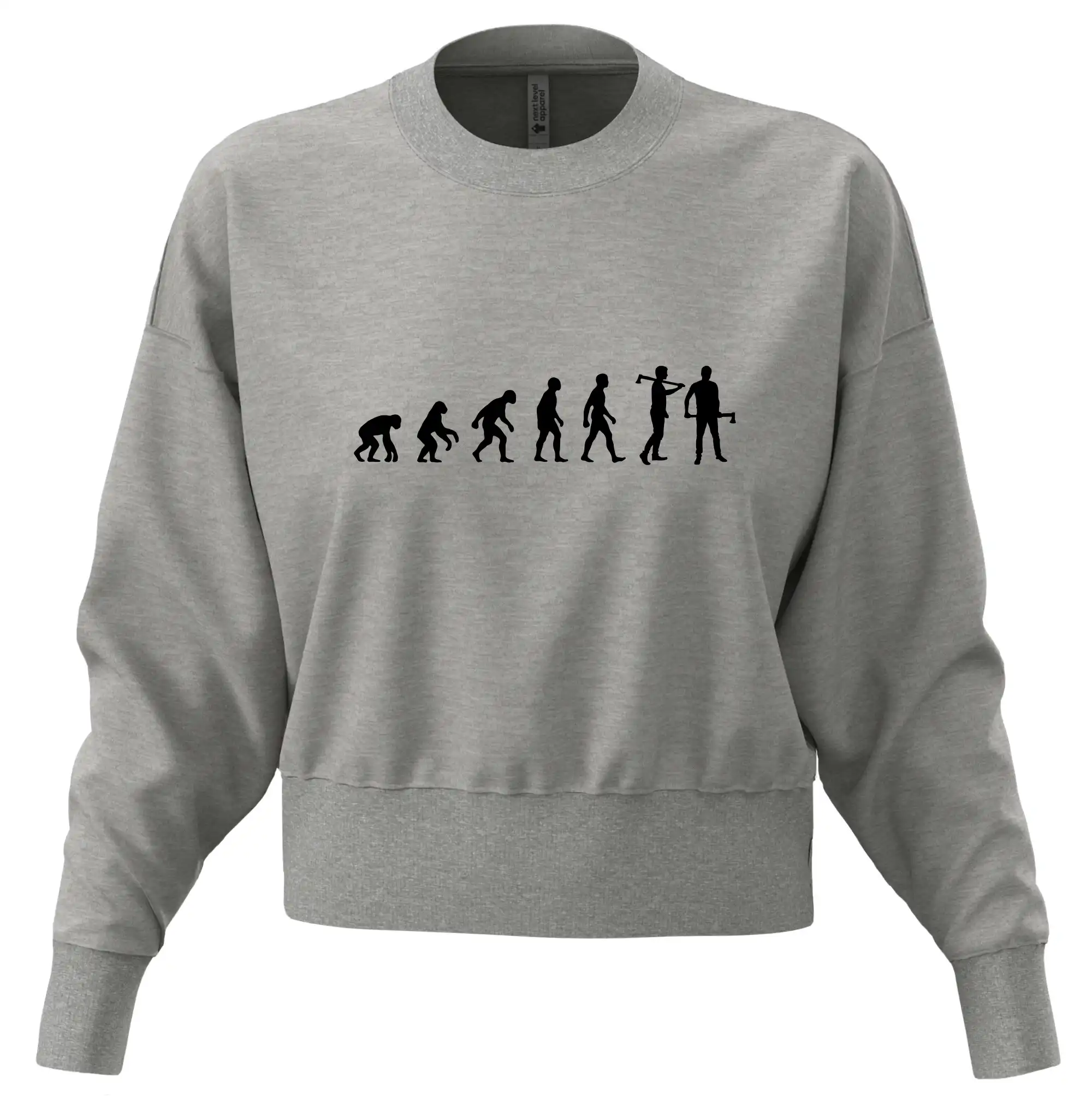 Evoluce dřevorubec - sekera