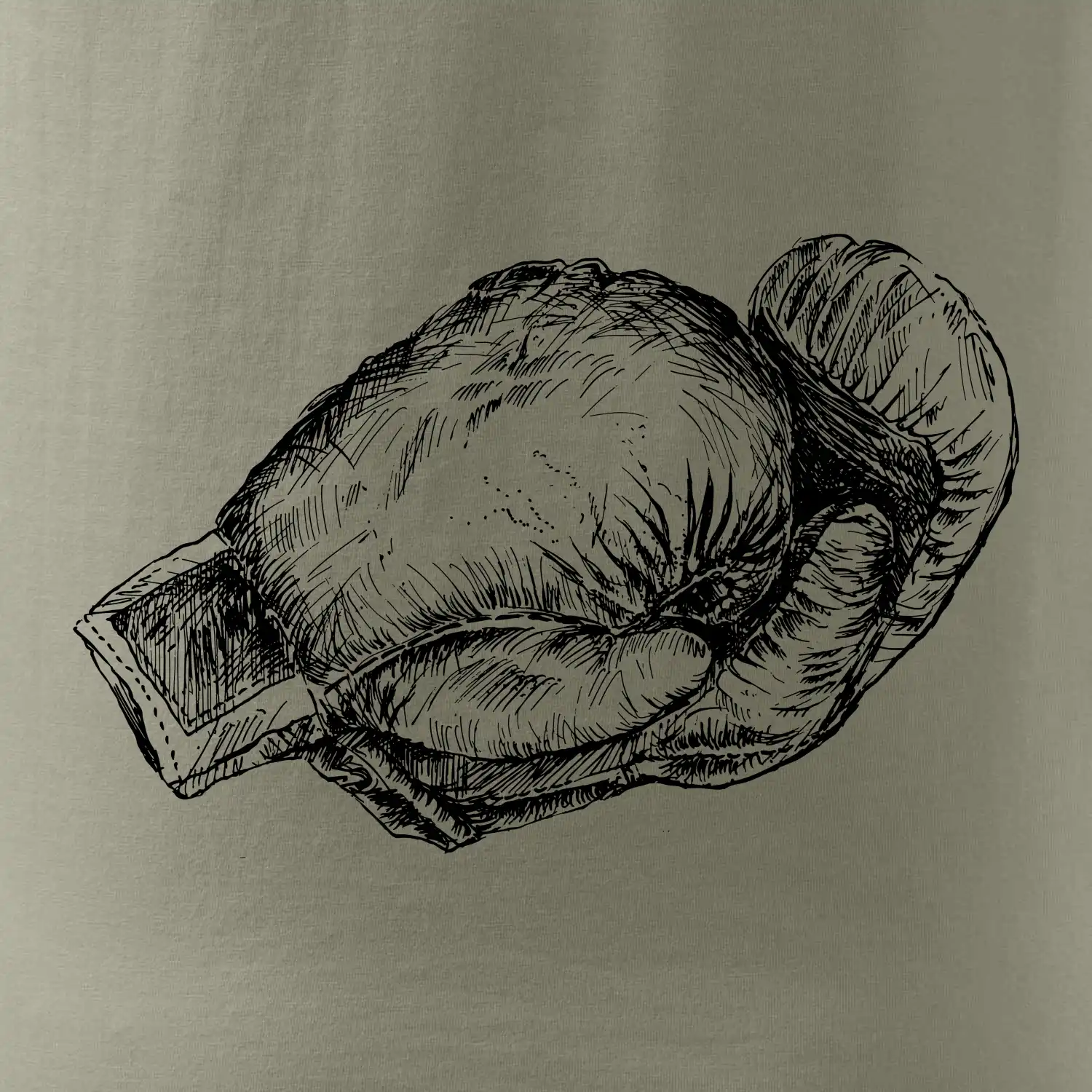 Rukavice kreslené na šířku