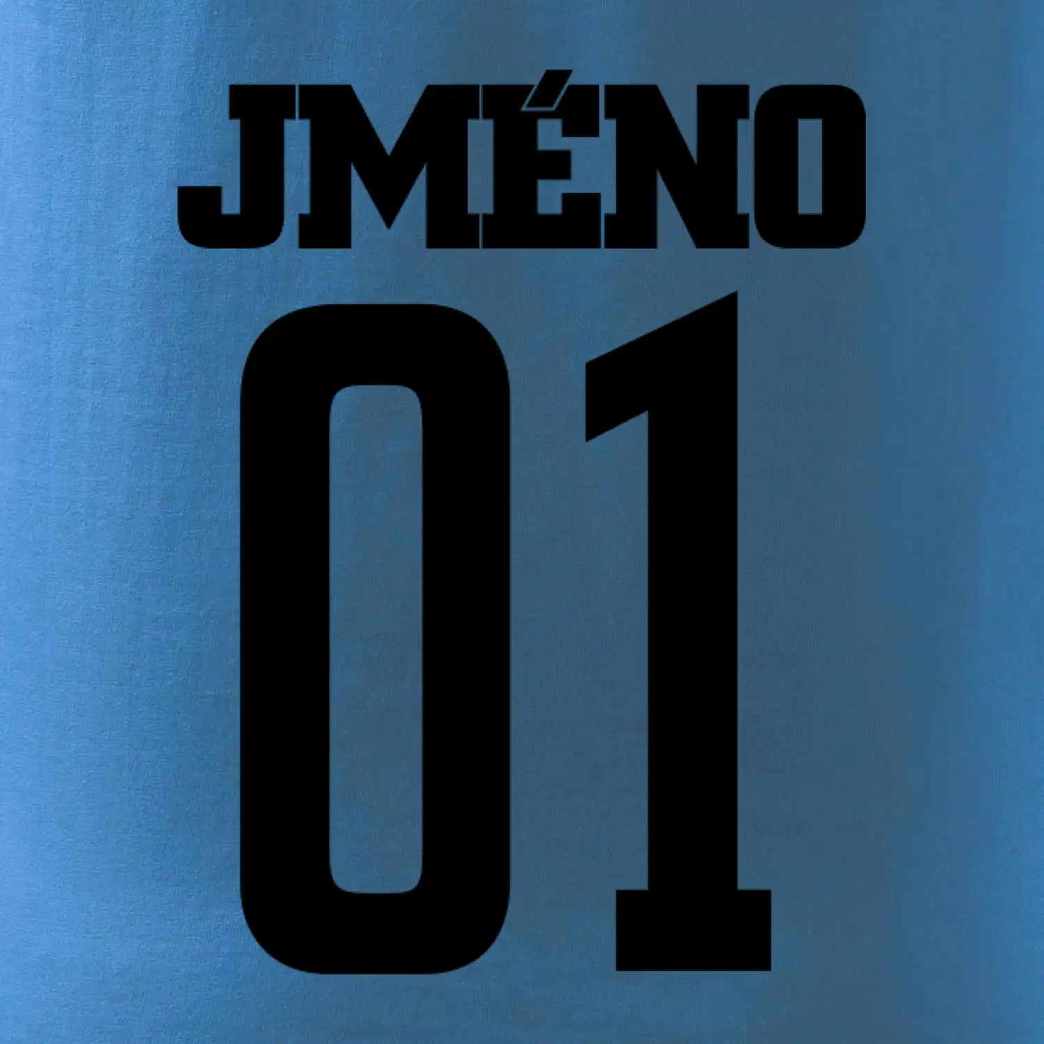 Futbalový dres - vlastné meno a číslo