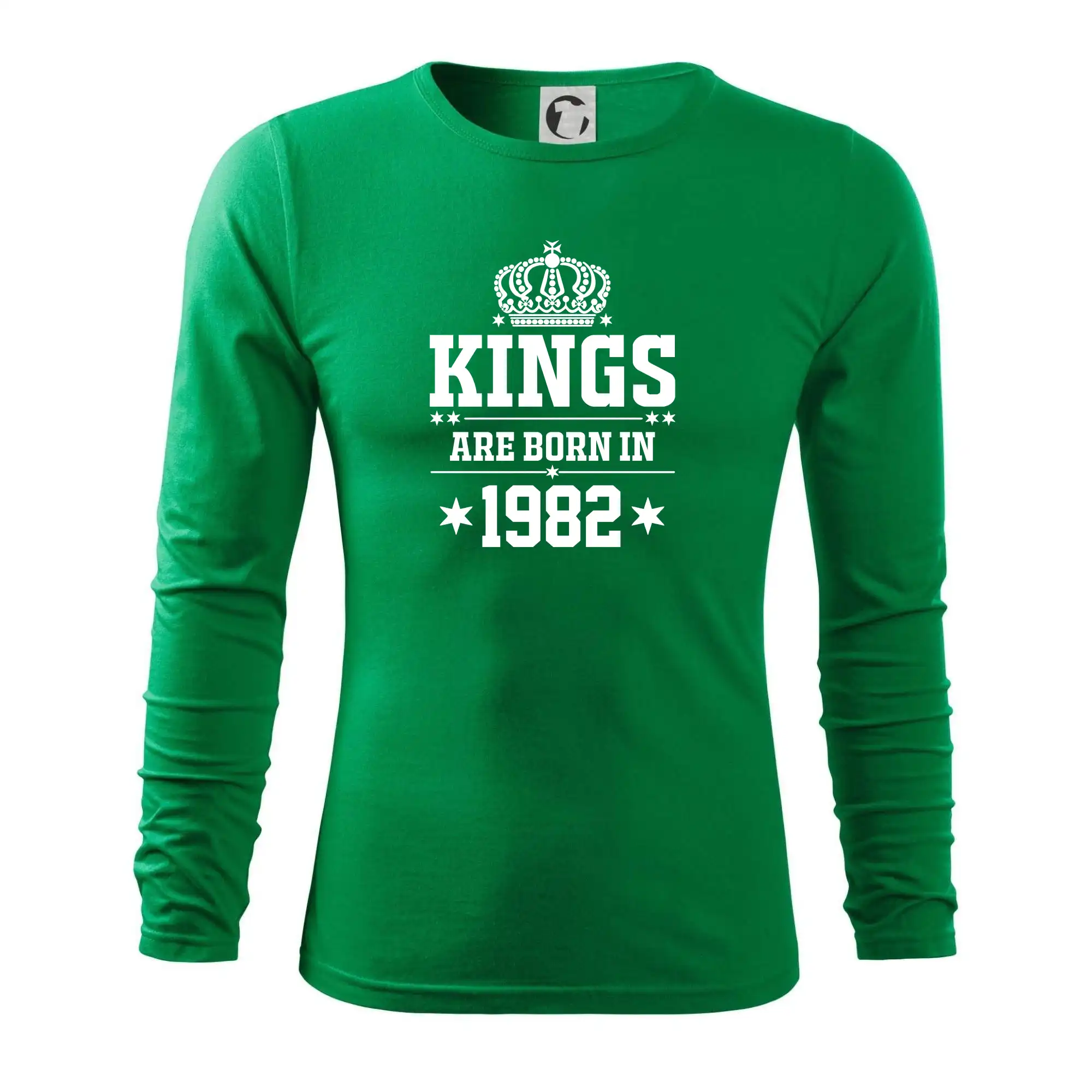 Trička s ročníkom 1982 - zrození cykl - Tričko s dlhým rukávom FIT-T long sleeve
