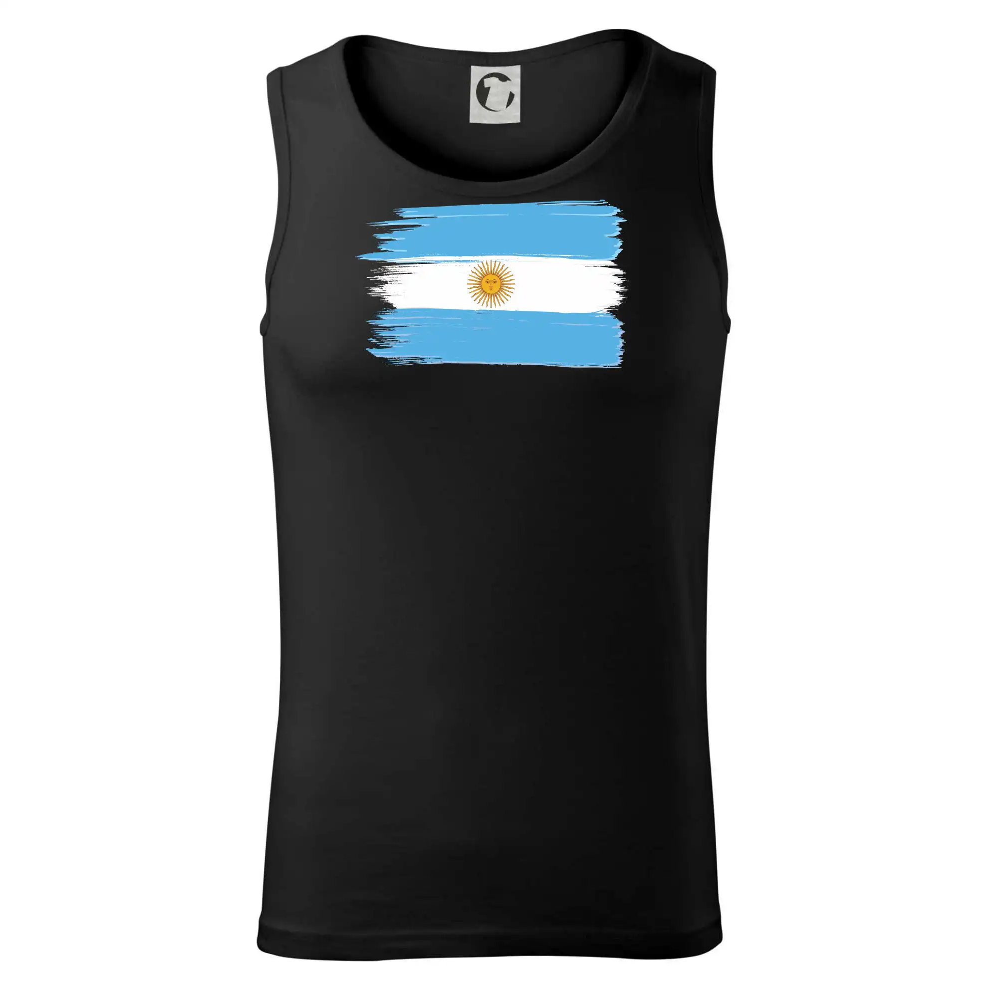 Argentina vlajka kreslená štětkou