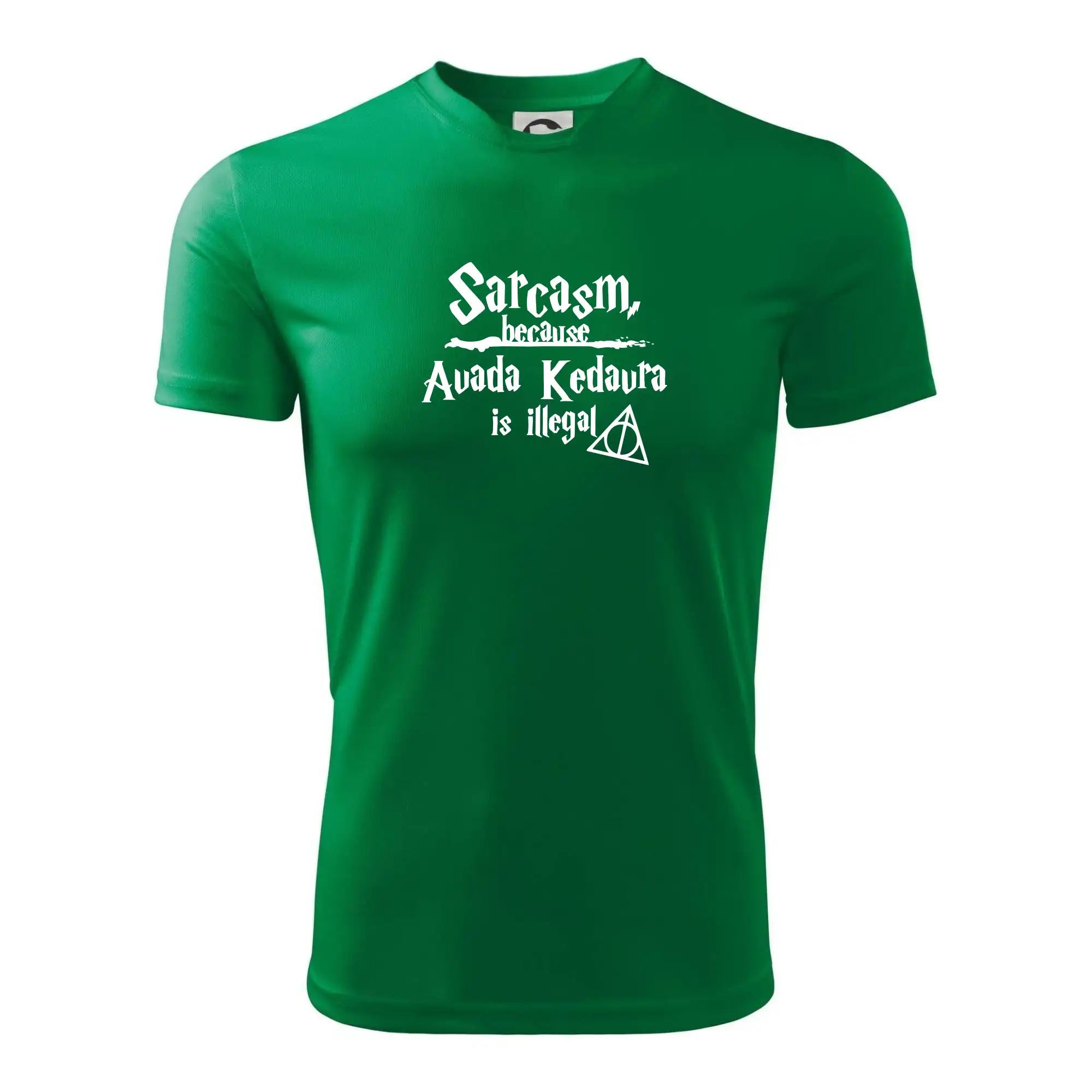 Harry - Sarcasm, because Avada Kedavra is illegal