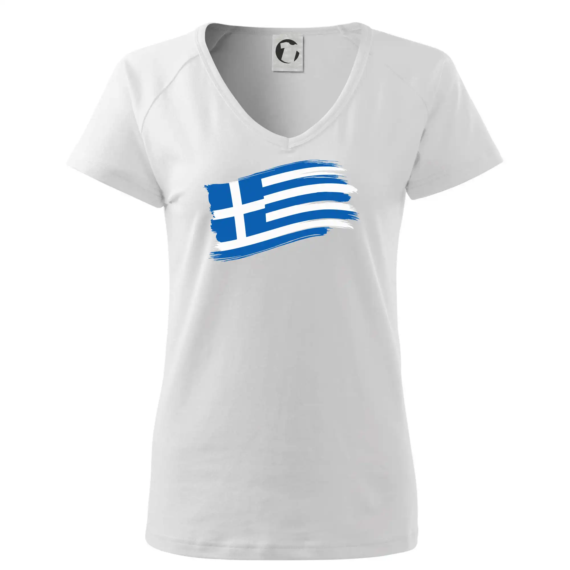 Řecko vlajka - štětkou