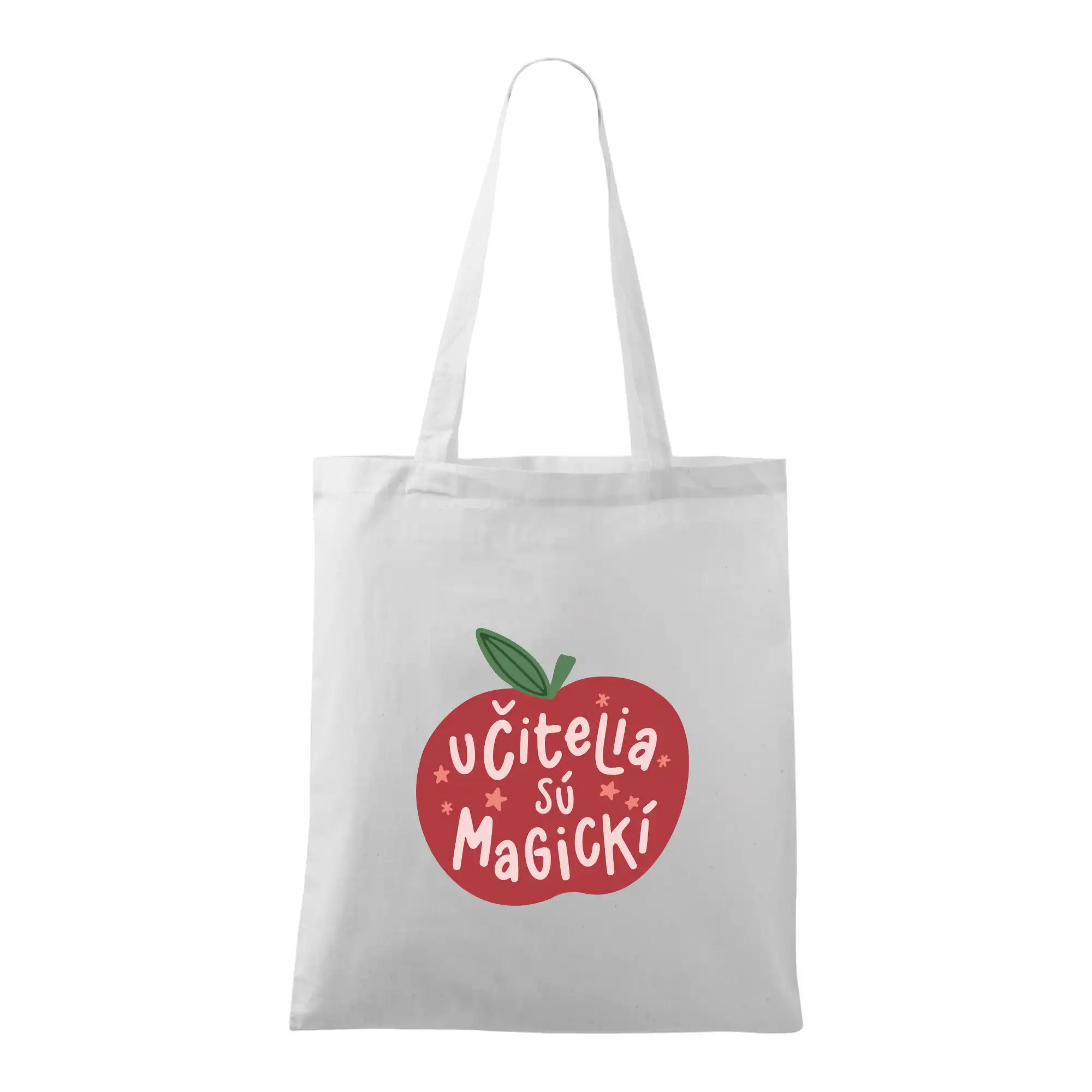 Tričká a mikiny pre prváčikov na prvý školský deň – veselé a pohodlné - Učitelia sú magickí - Taška bavlnená