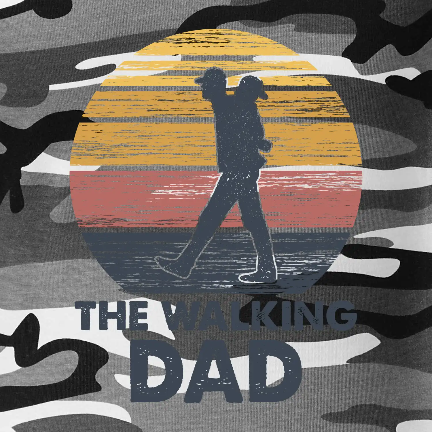 The walking dad - tata s dítětem na zádech