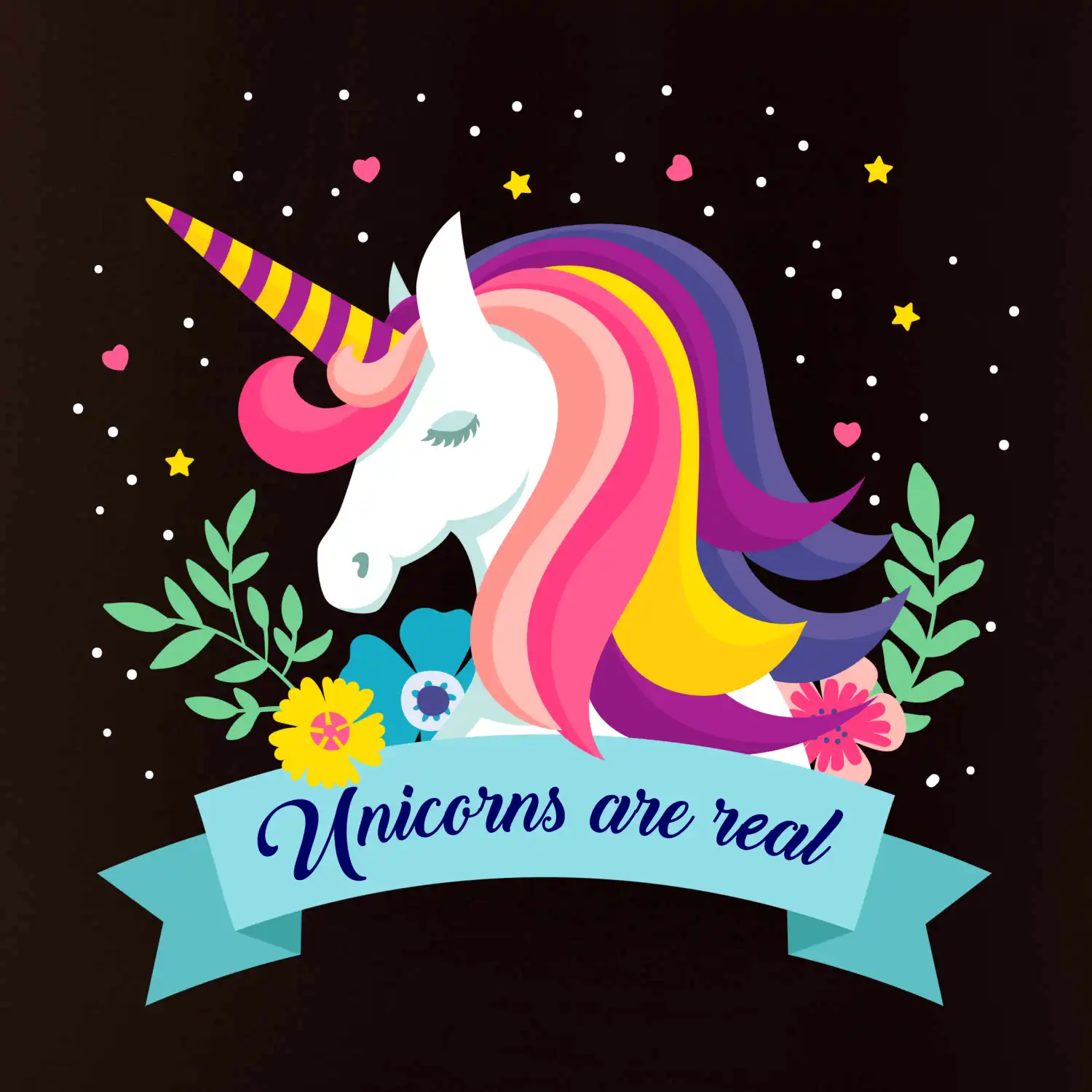 Unicorns are real duhový