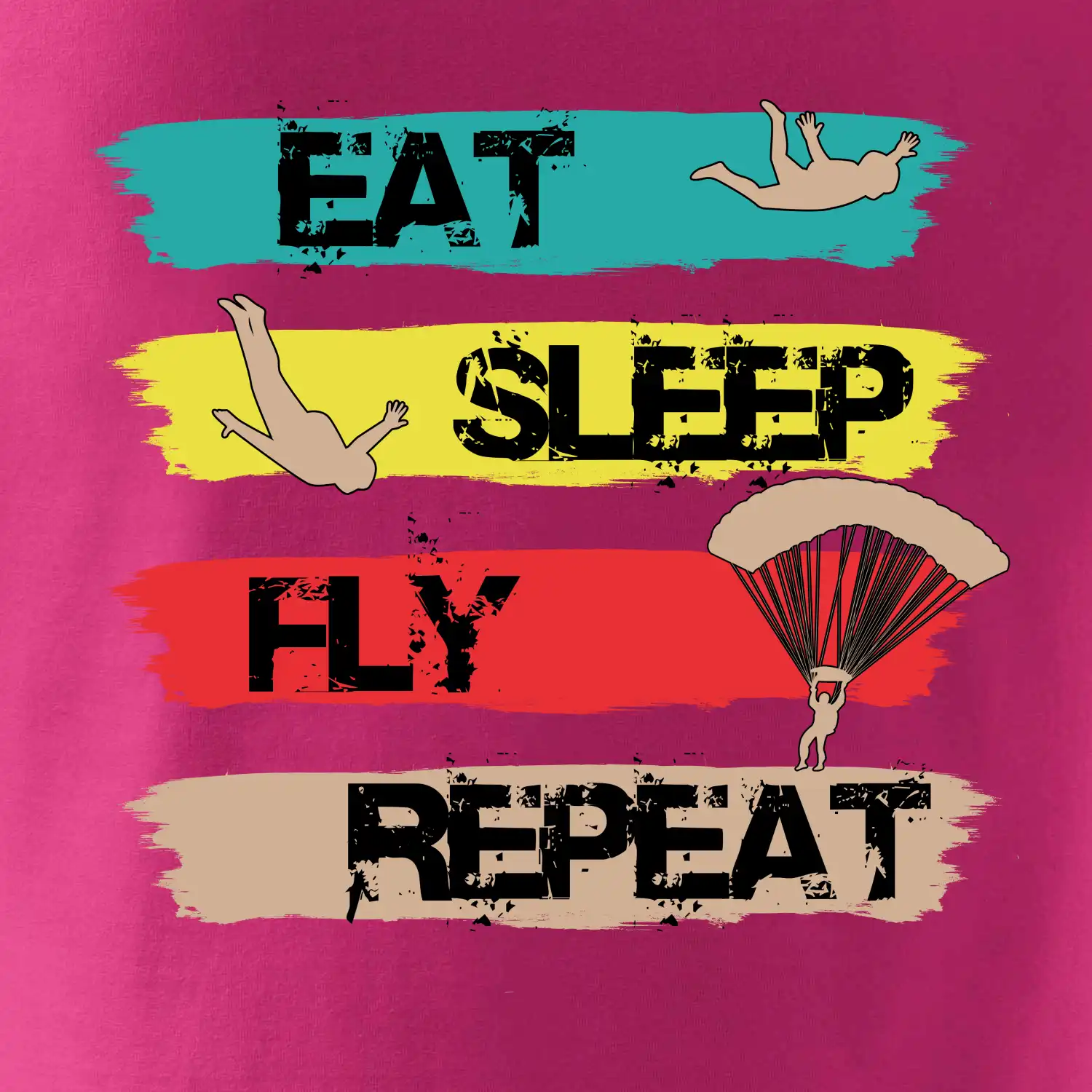Eat Sleep Fly Repeat Paragliding