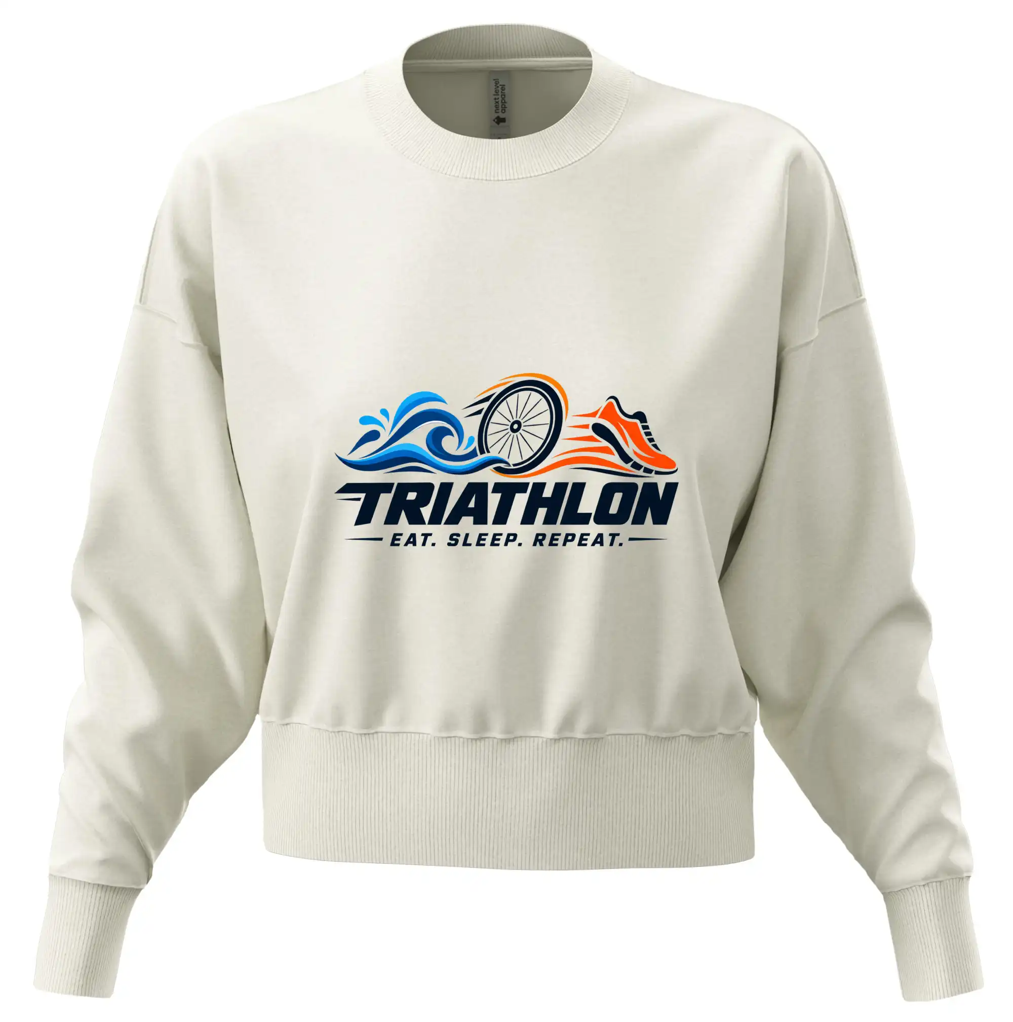 Triatlon plavání kolo a běh eat sleep repeat
