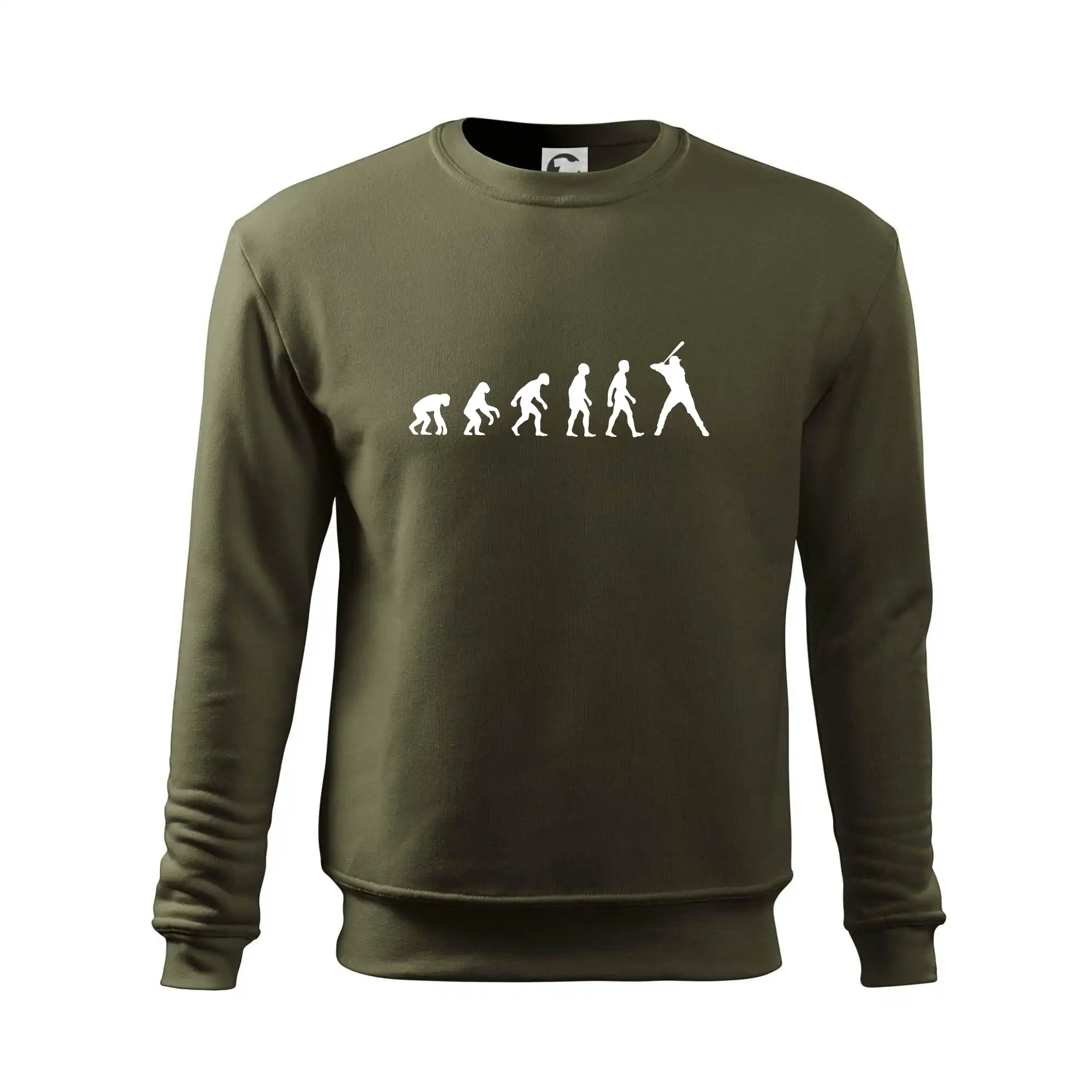 Evoluce baseball pálkař nápřah