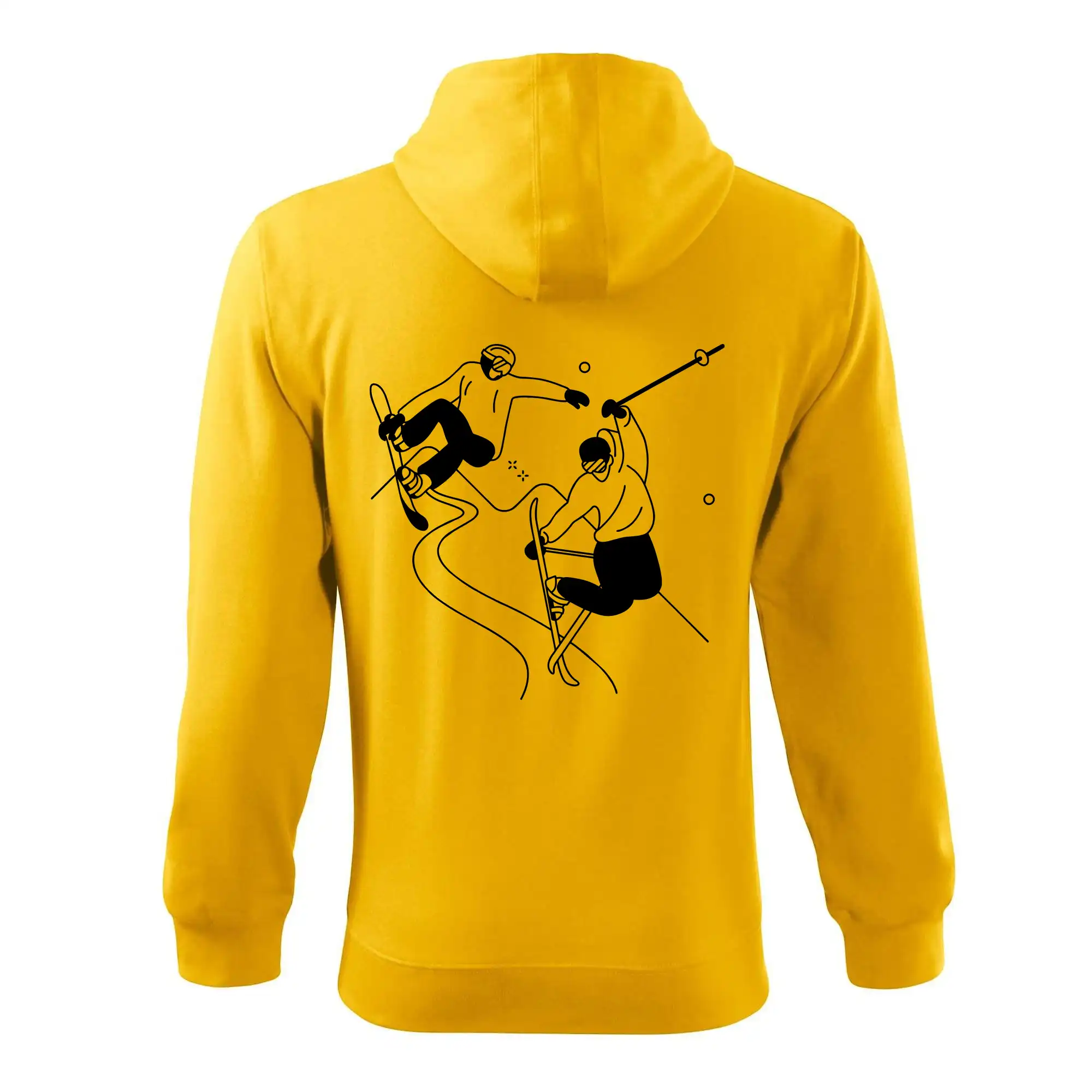 Lyžovaní - kresleny obrázek