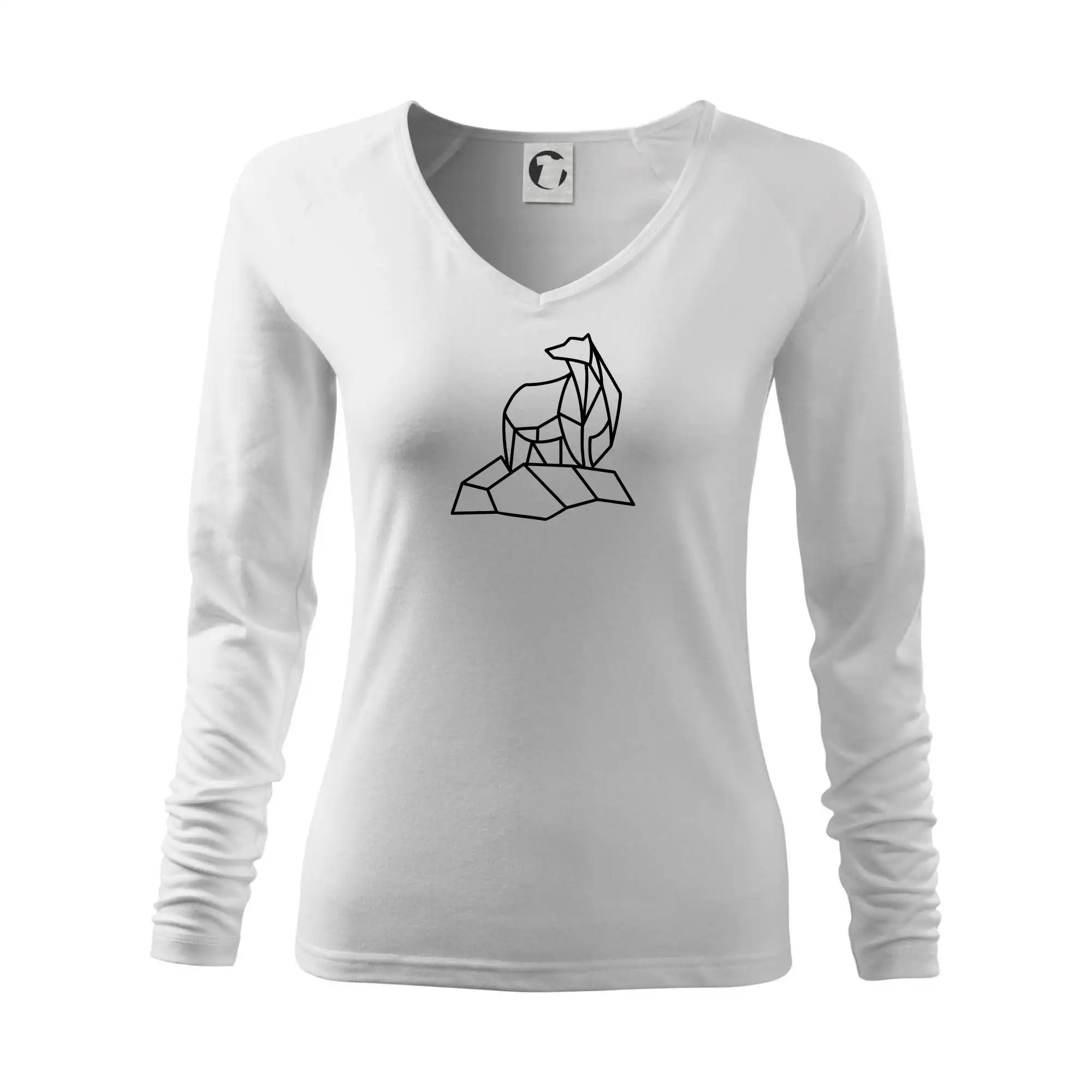 Geometrie lední medvěd na ledu