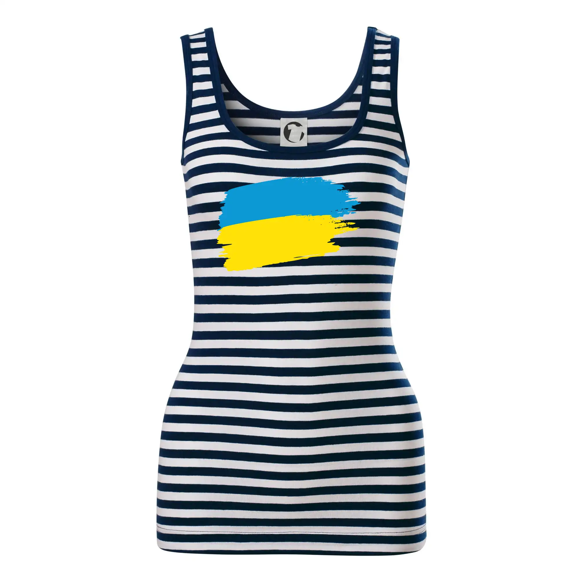 Tričká s vlajkou ukrajiny - Ukrajinské tričko - Sailor tielko na vodu