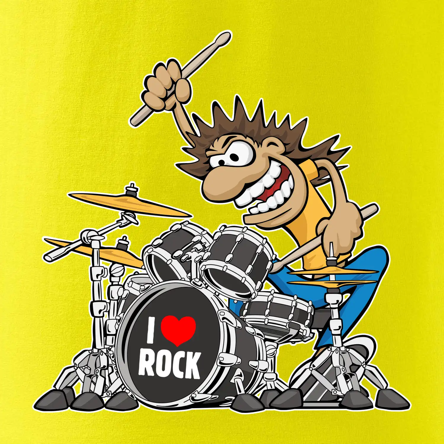 I love rock bubeník
