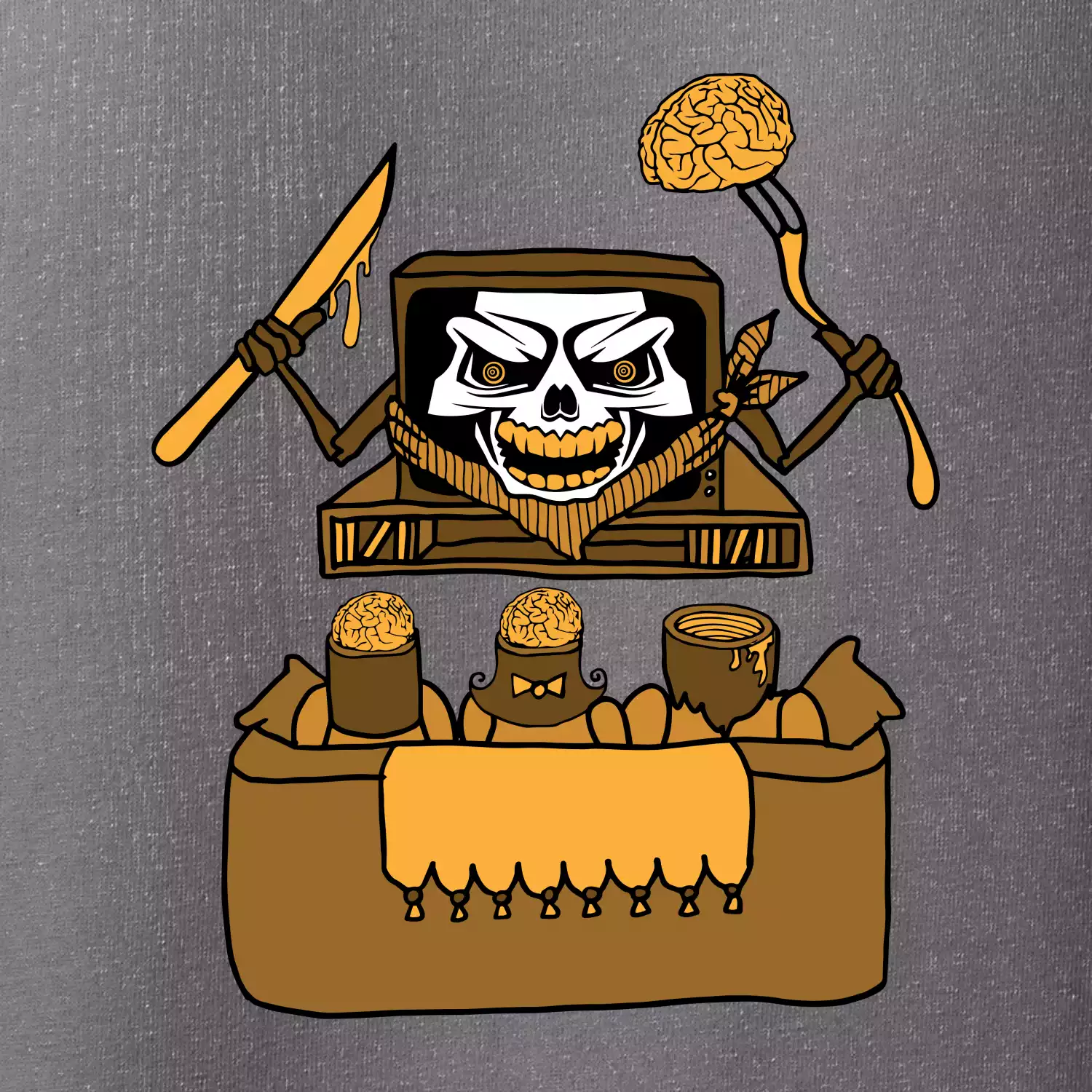 Mozkožrút - televízia (Pecka design)