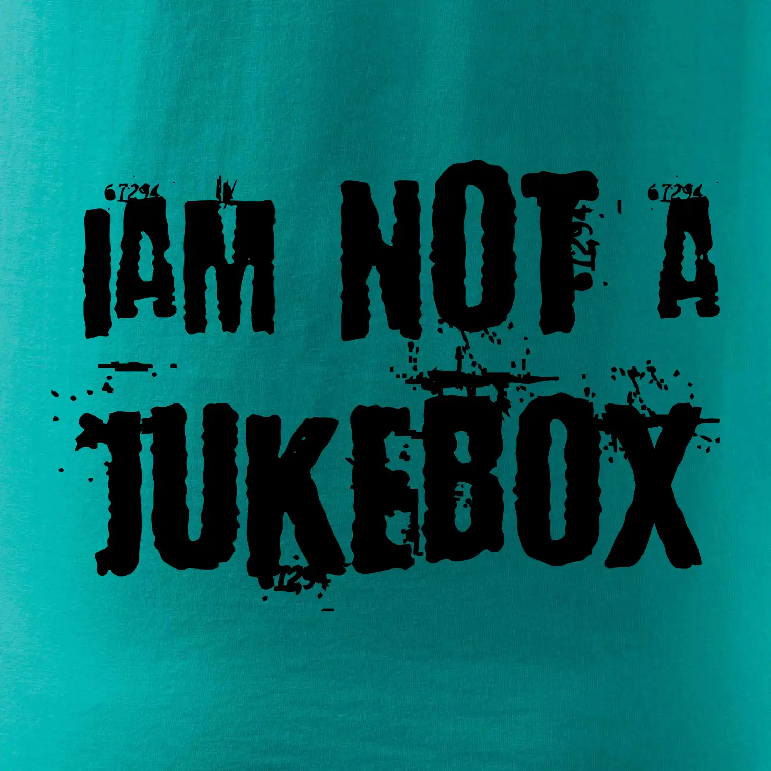 Iam not a jukebox - na prsou