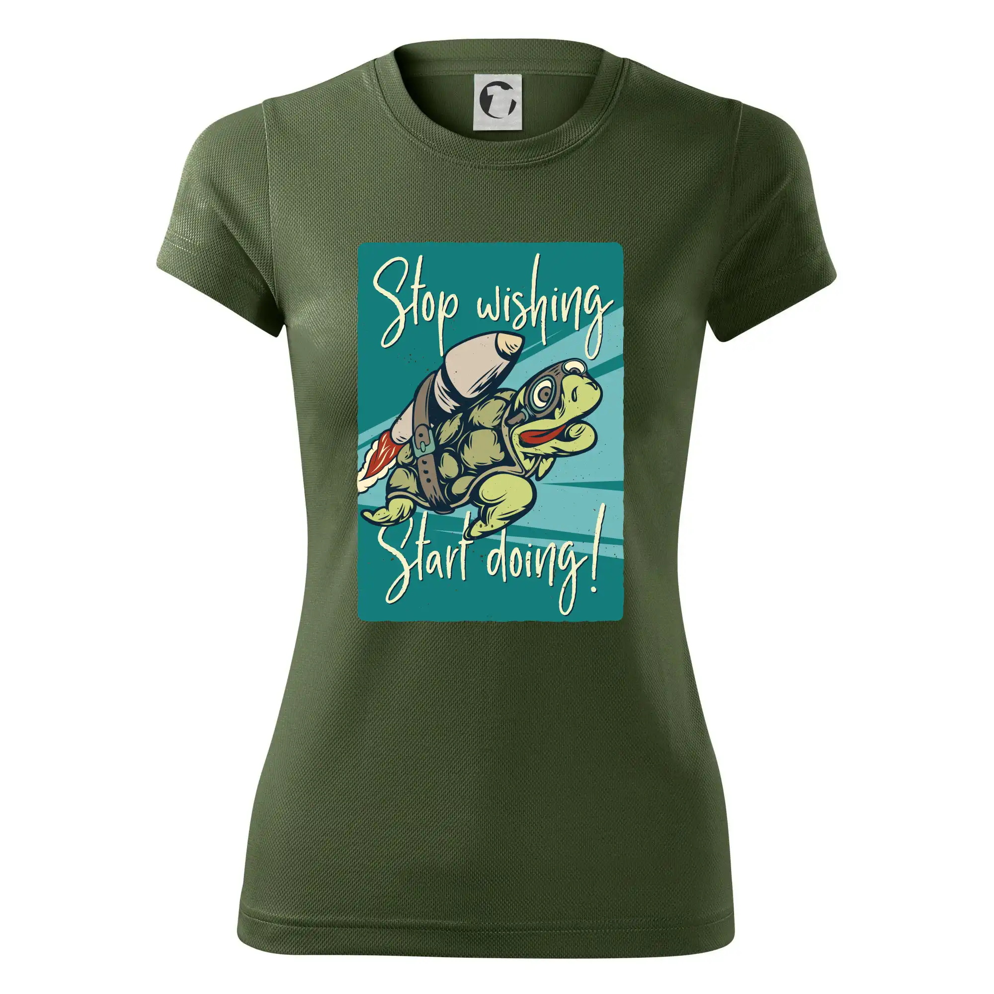 Stop wishing start doing želva