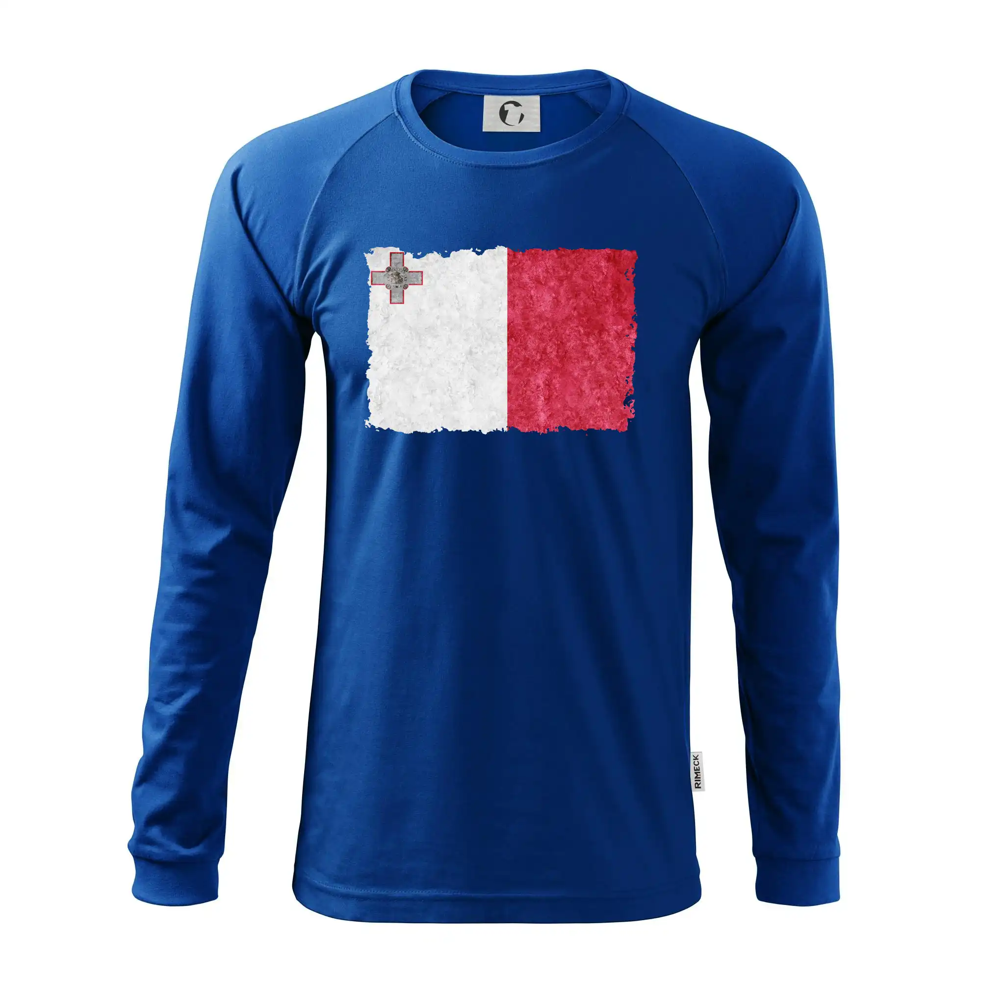 Vlajka Malta okousaná