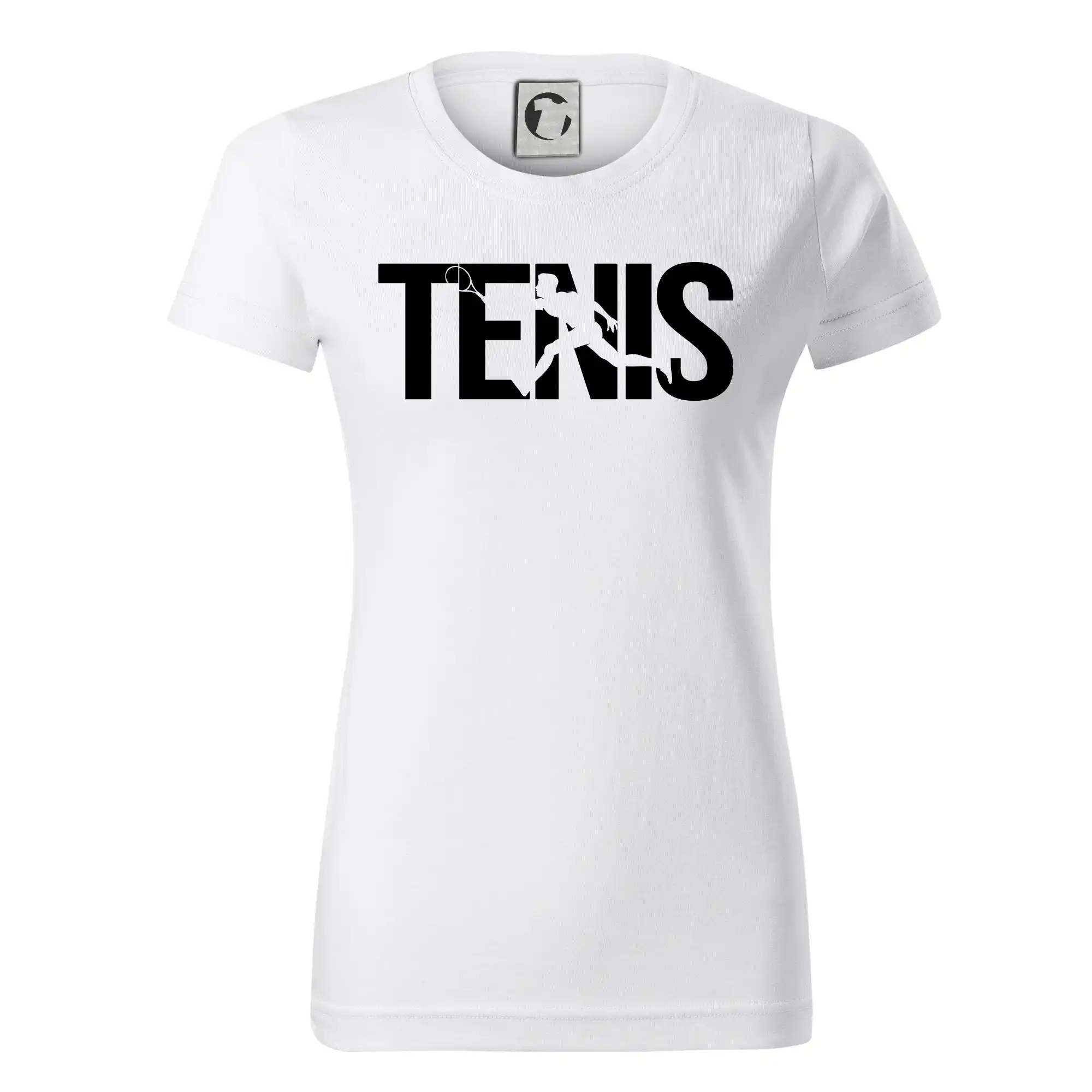 Tenis nápis silueta