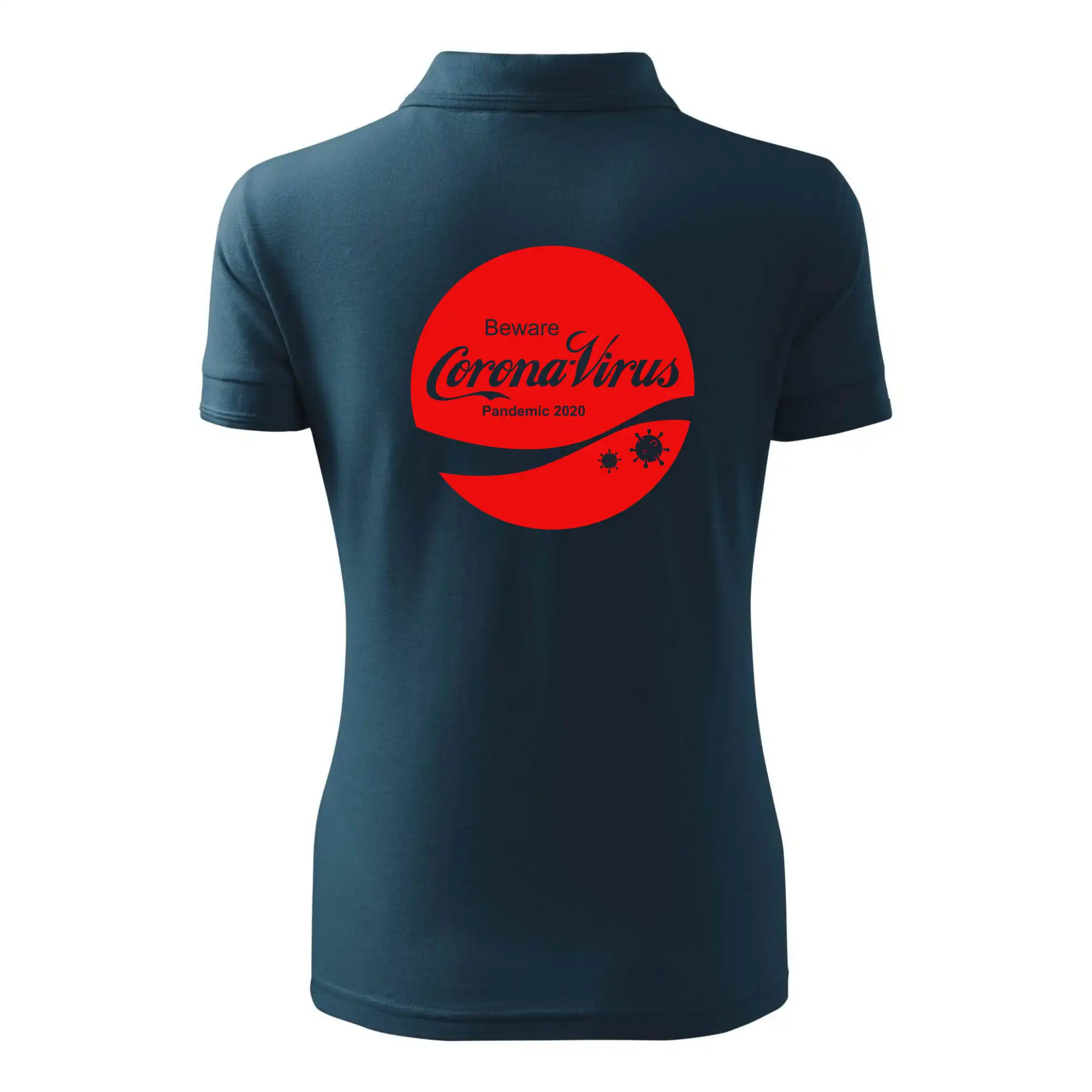 Corona virus pandemic logo